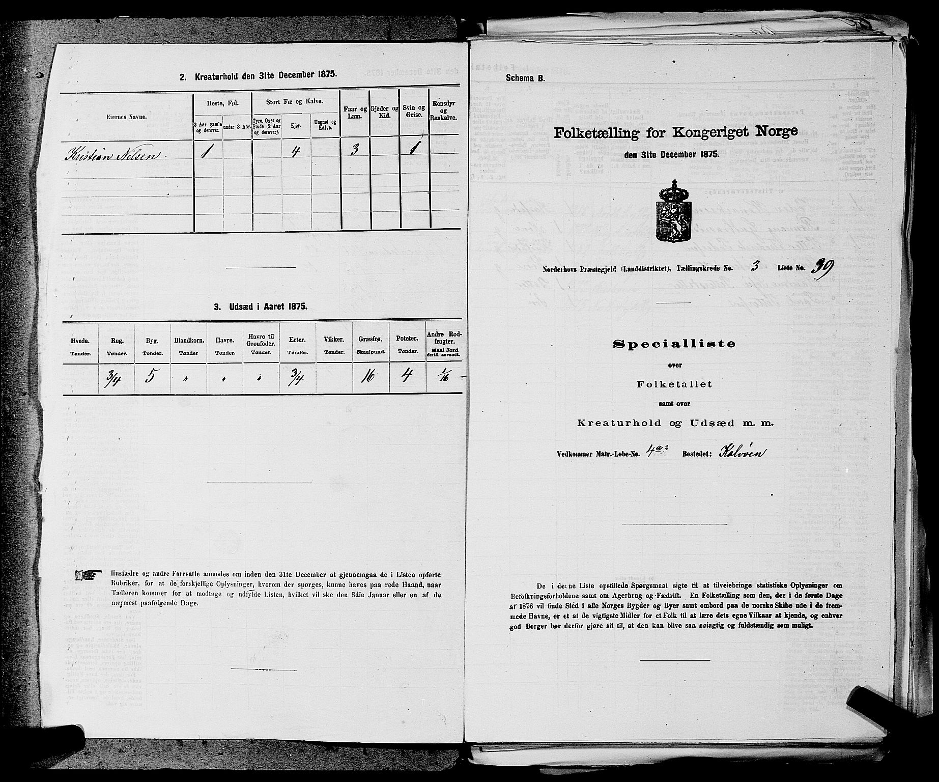 SAKO, 1875 census for 0613L Norderhov/Norderhov, Haug og Lunder, 1875, p. 391