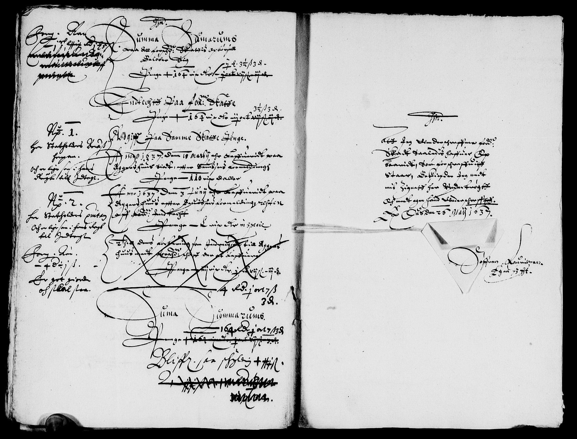 Rentekammeret inntil 1814, Reviderte regnskaper, Lensregnskaper, AV/RA-EA-5023/R/Rb/Rbb/L0002: Idd og Marker len, 1634-1639
