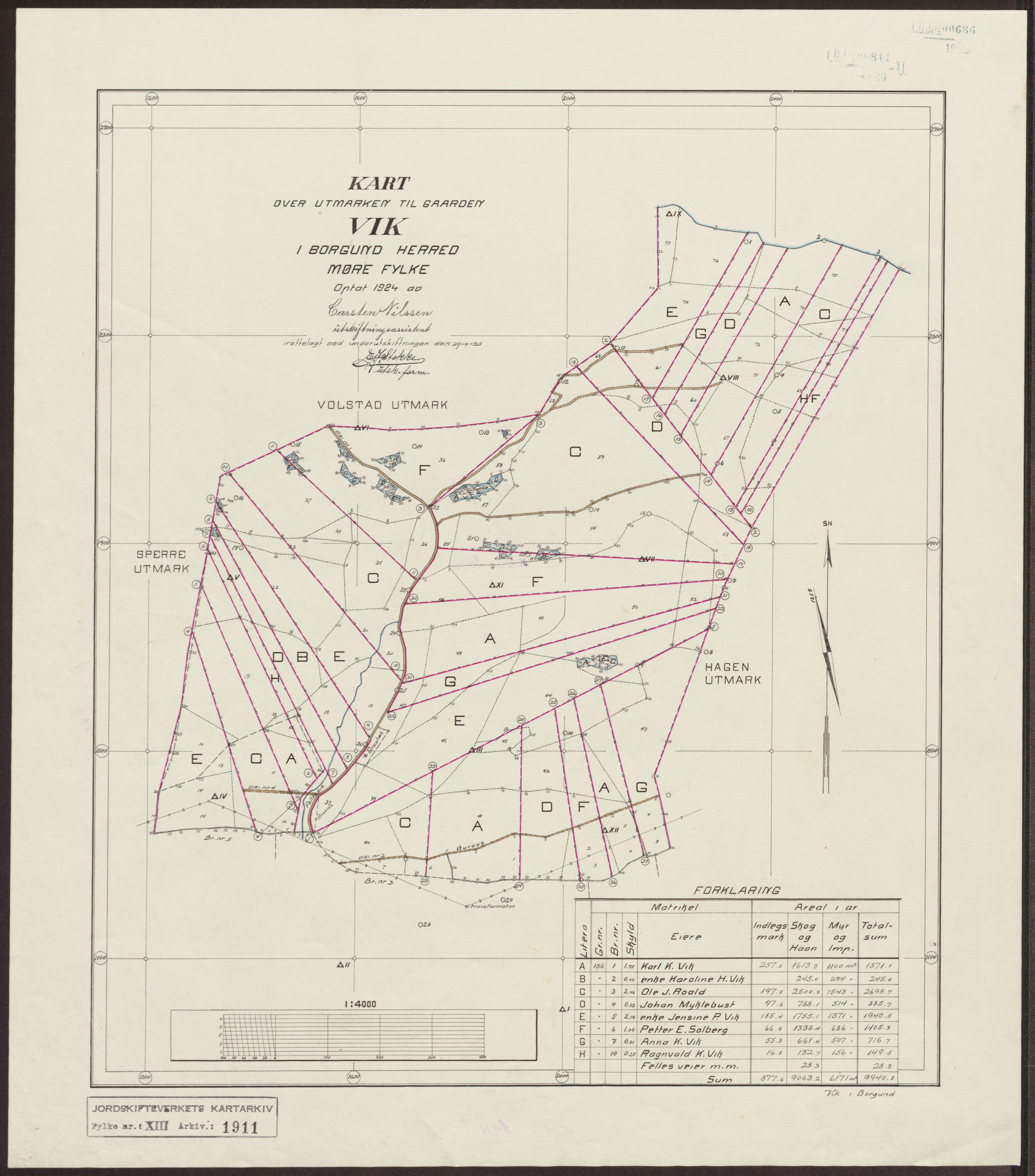 Jordskifteverkets kartarkiv, AV/RA-S-3929/T, 1859-1988, p. 2318