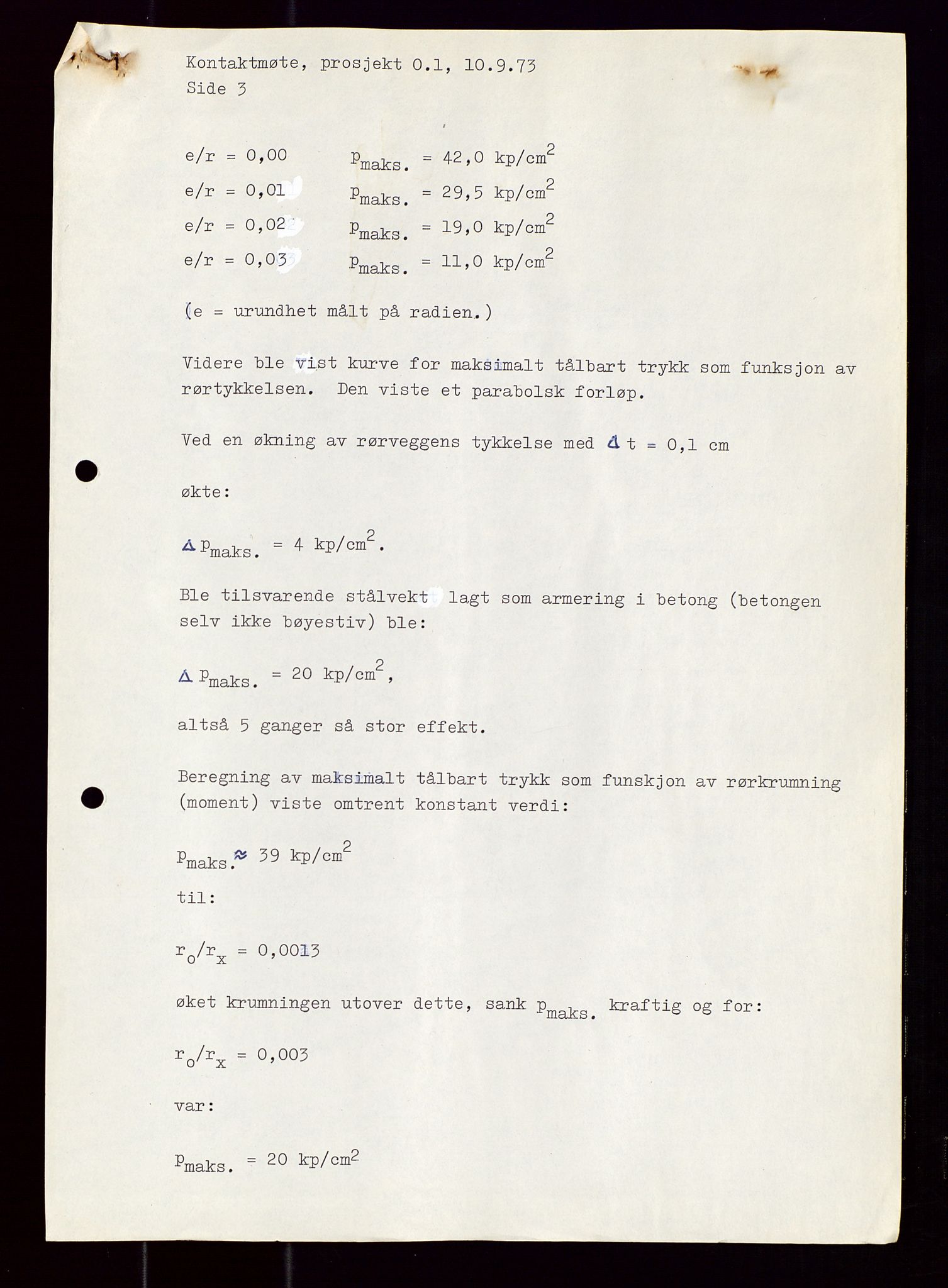 Industridepartementet, Oljekontoret, AV/SAST-A-101348/Di/L0001: DWP, møter juni - november, komiteemøter nr. 19 - 26, 1973-1974, p. 245