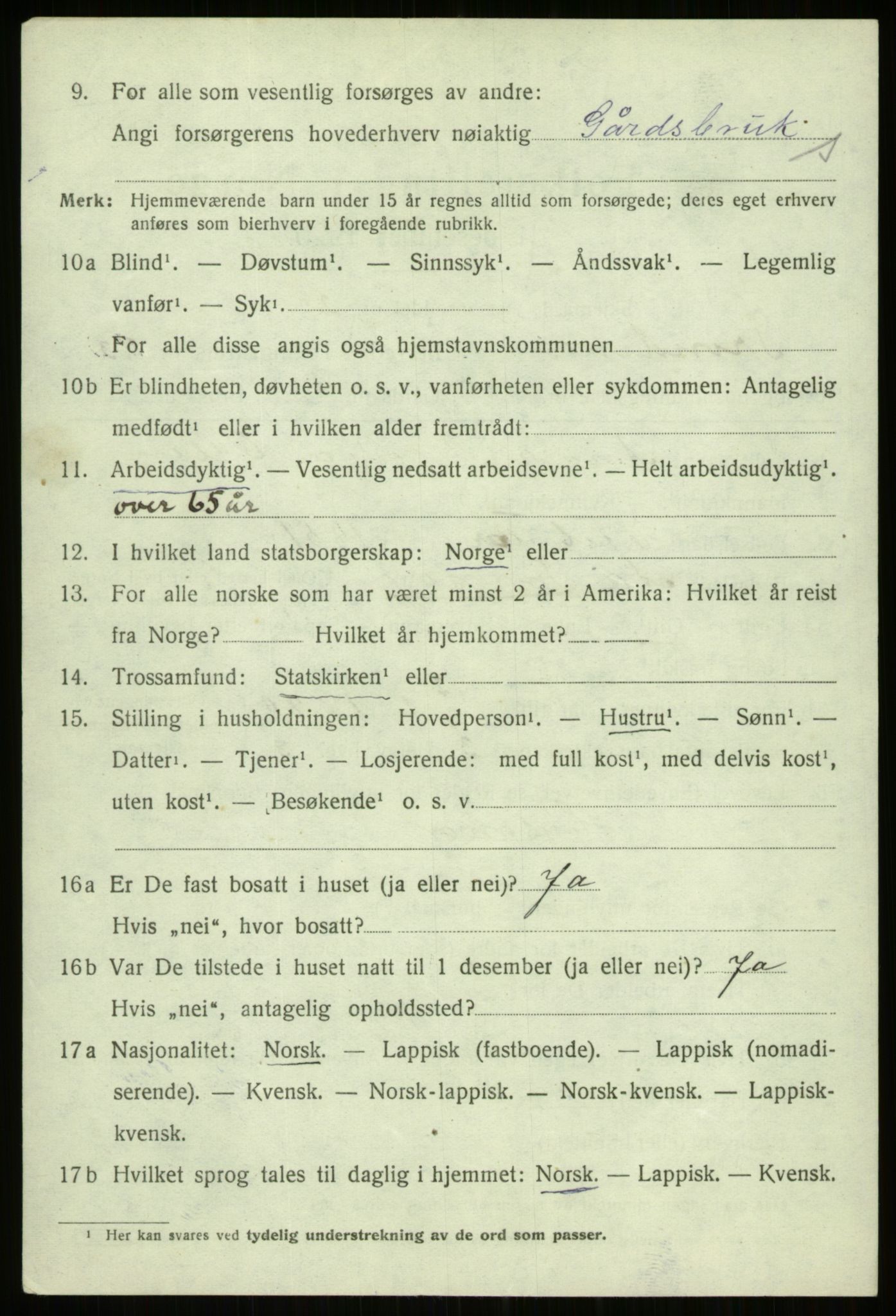 SATØ, 1920 census for Trondenes, 1920, p. 17893