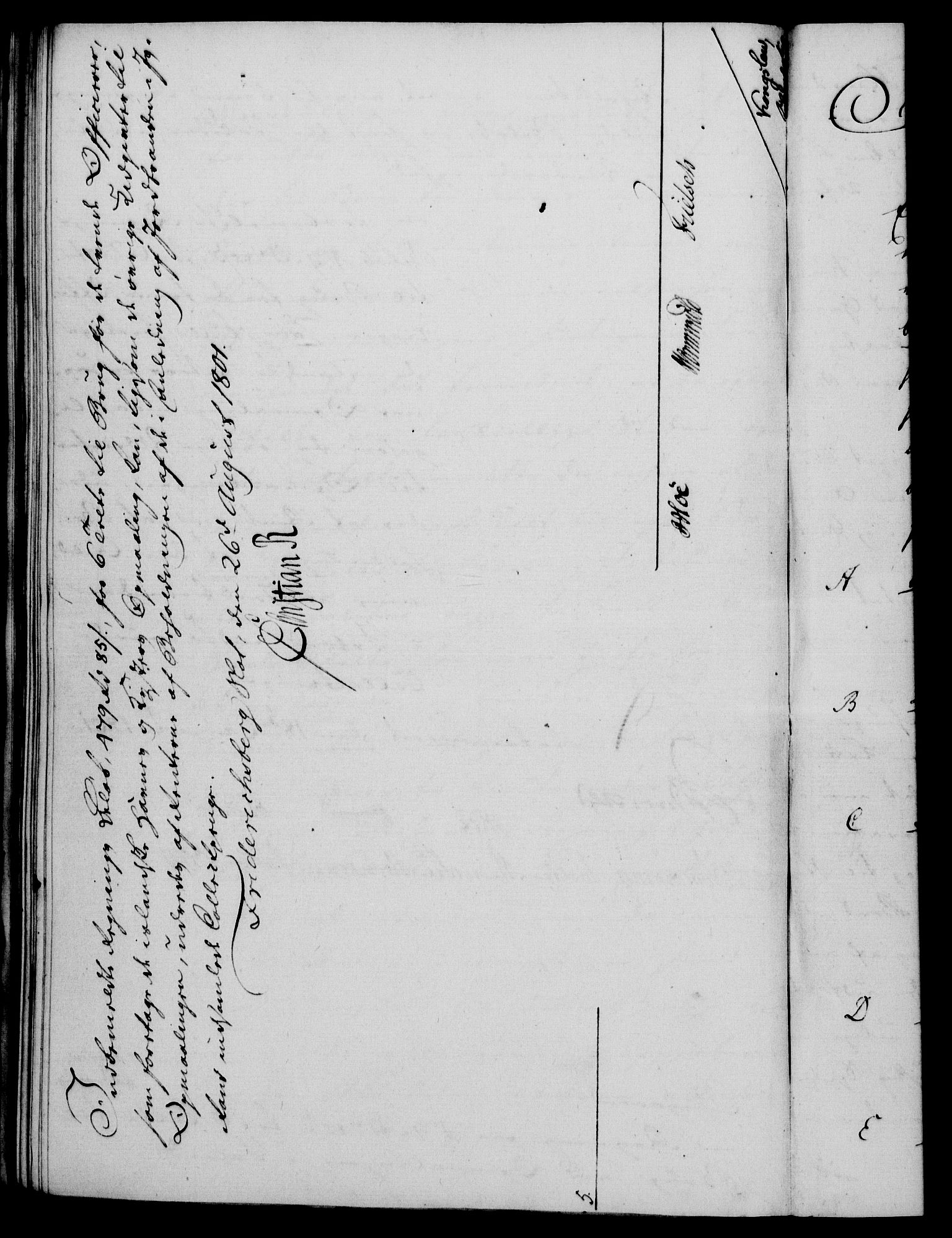 Rentekammeret, Kammerkanselliet, RA/EA-3111/G/Gf/Gfa/L0083: Norsk relasjons- og resolusjonsprotokoll (merket RK 52.83), 1801, p. 579