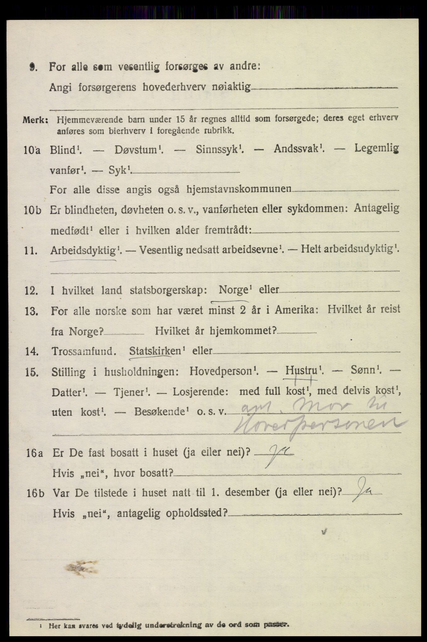 SAH, 1920 census for Nes (Hedmark), 1920, p. 3769