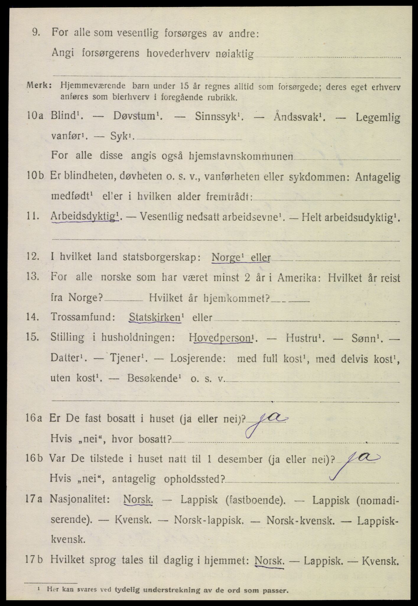 SAT, 1920 census for Rødøy, 1920, p. 2115