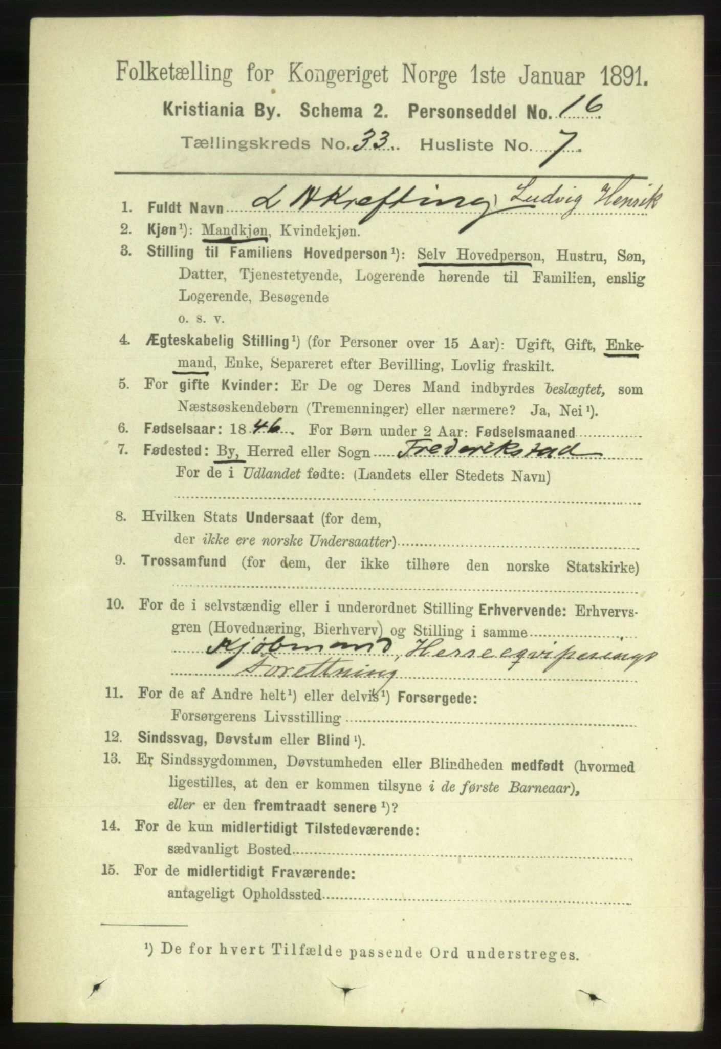 RA, 1891 census for 0301 Kristiania, 1891, p. 17783