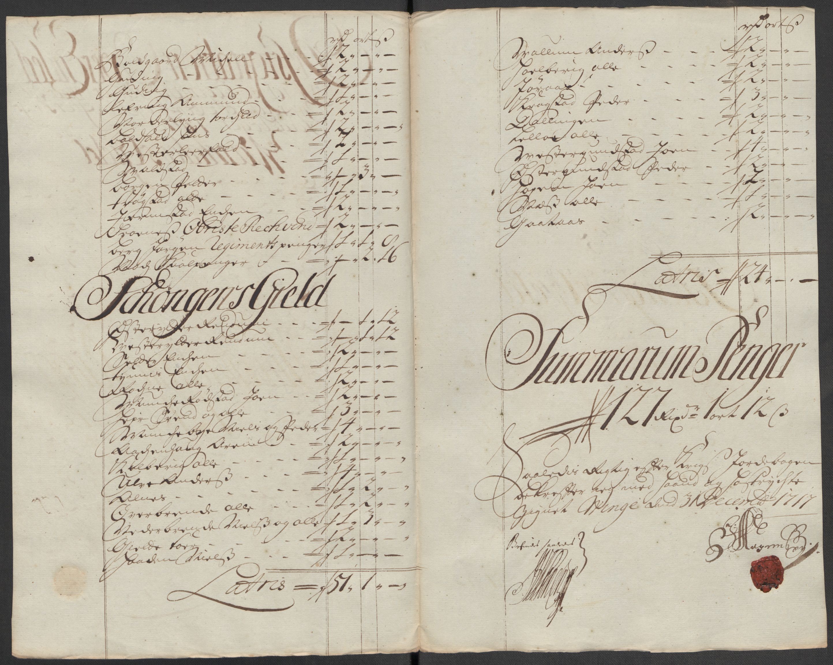 Rentekammeret inntil 1814, Reviderte regnskaper, Fogderegnskap, RA/EA-4092/R62/L4207: Fogderegnskap Stjørdal og Verdal, 1717, p. 128