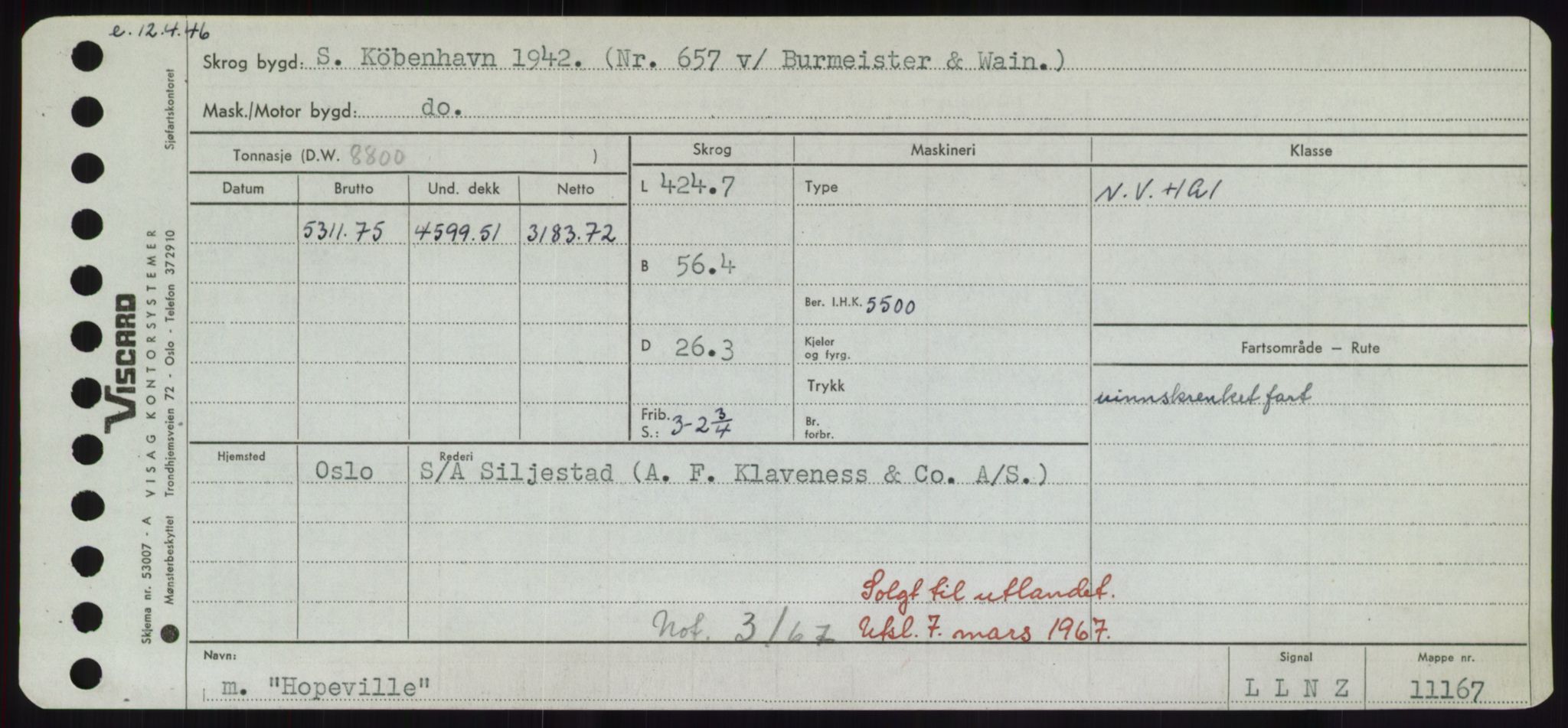 Sjøfartsdirektoratet med forløpere, Skipsmålingen, RA/S-1627/H/Hd/L0017: Fartøy, Holi-Hå, p. 59