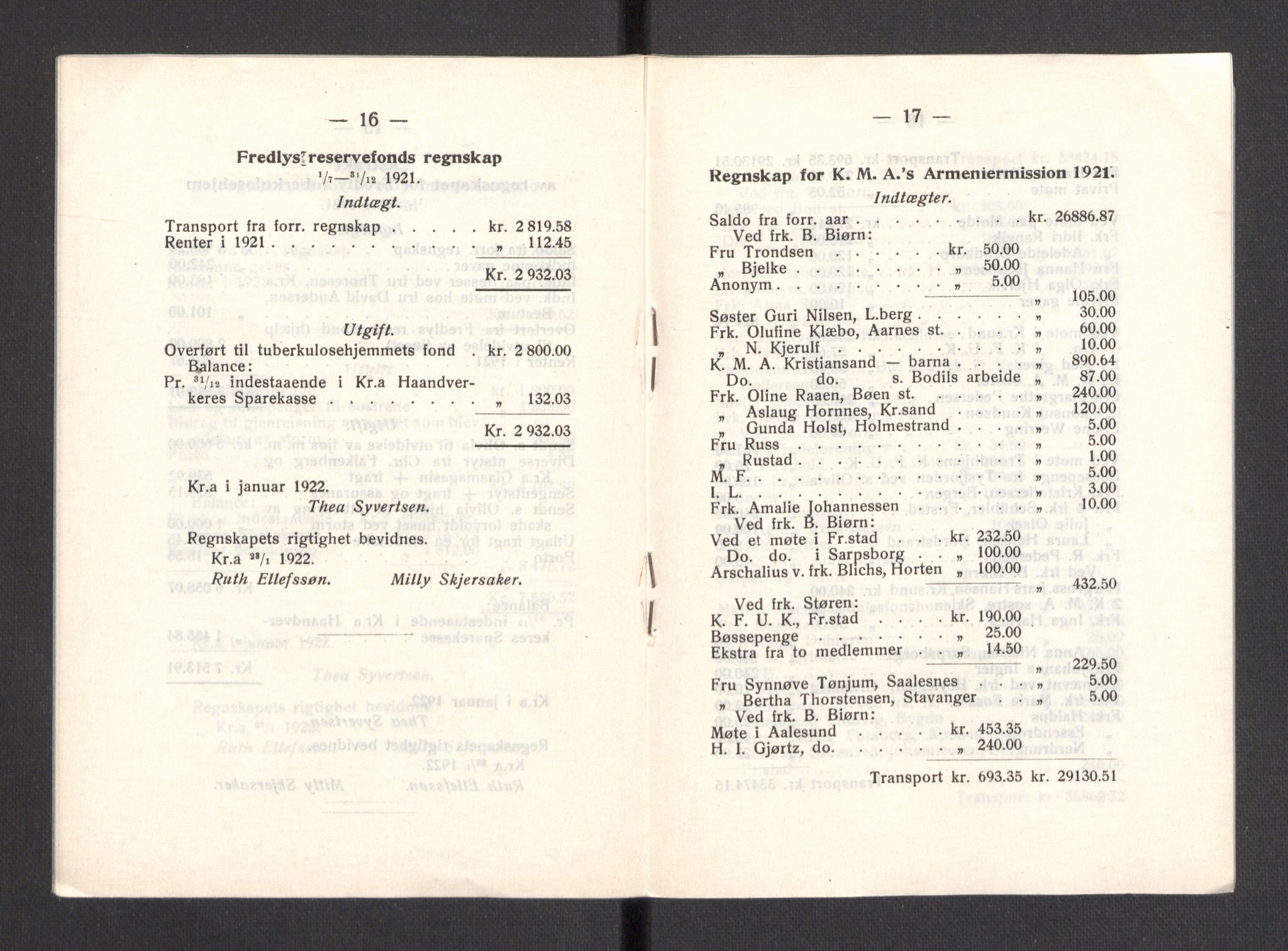 Kvinnelige Misjonsarbeidere, AV/RA-PA-0699/F/Fa/L0001/0008: -- / Trykte beretninger. 10-, 20, 25, og 30-årsjubileum, 1902-1932