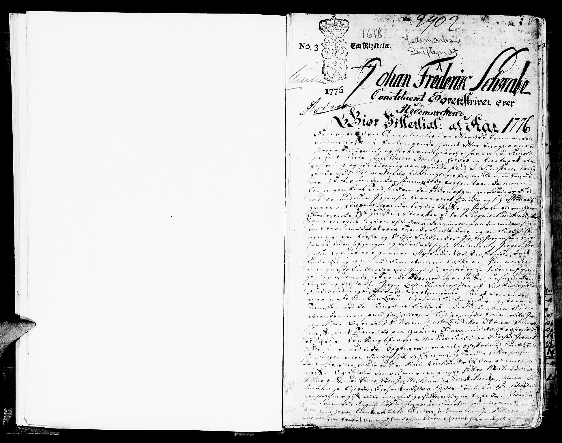 Nord-Hedmark sorenskriveri, SAH/TING-012/J/Ja/L0001: Skifteprotokoll, 1776-1781, p. 0b-1a