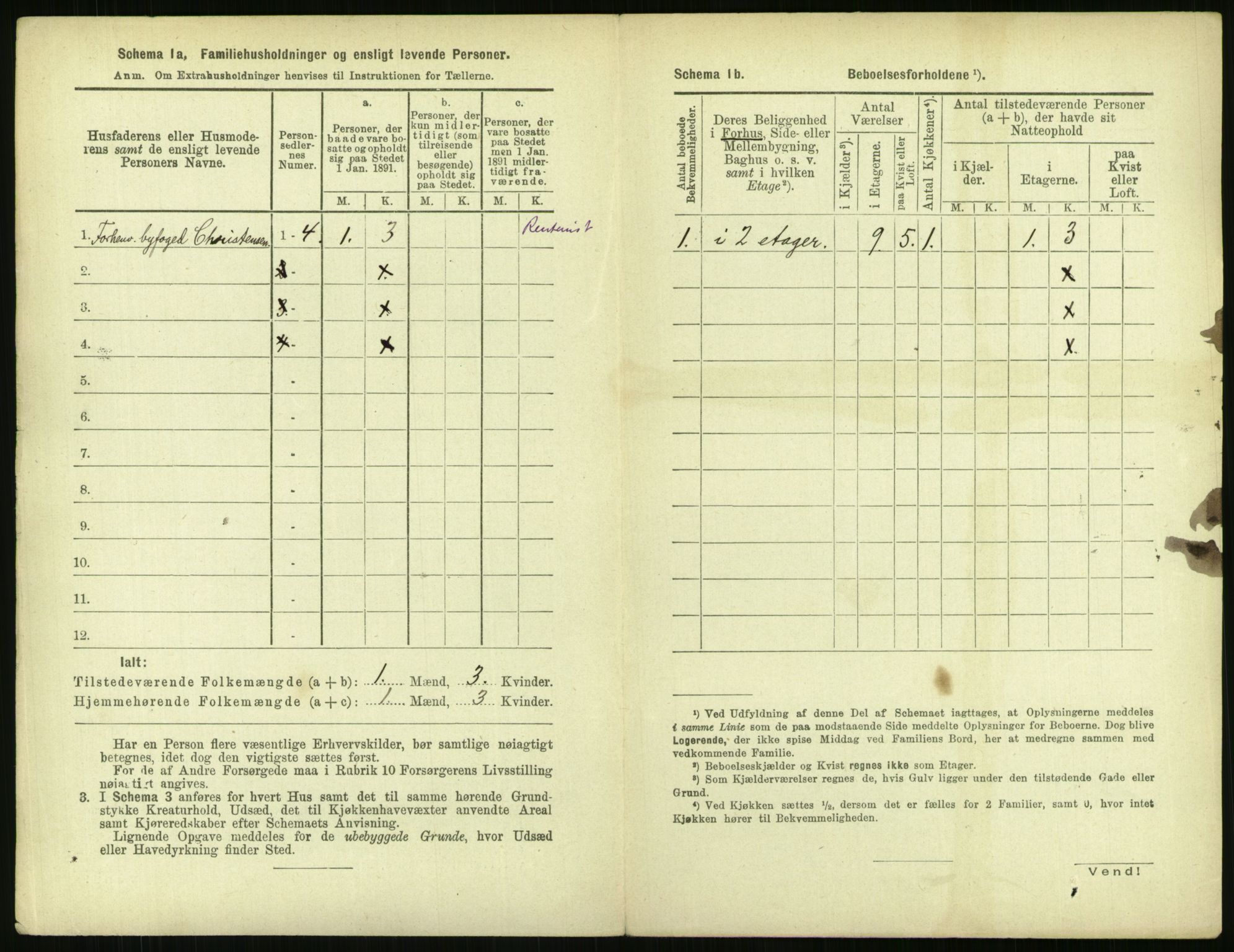 RA, 1891 census for 1103 Stavanger, 1891, p. 268