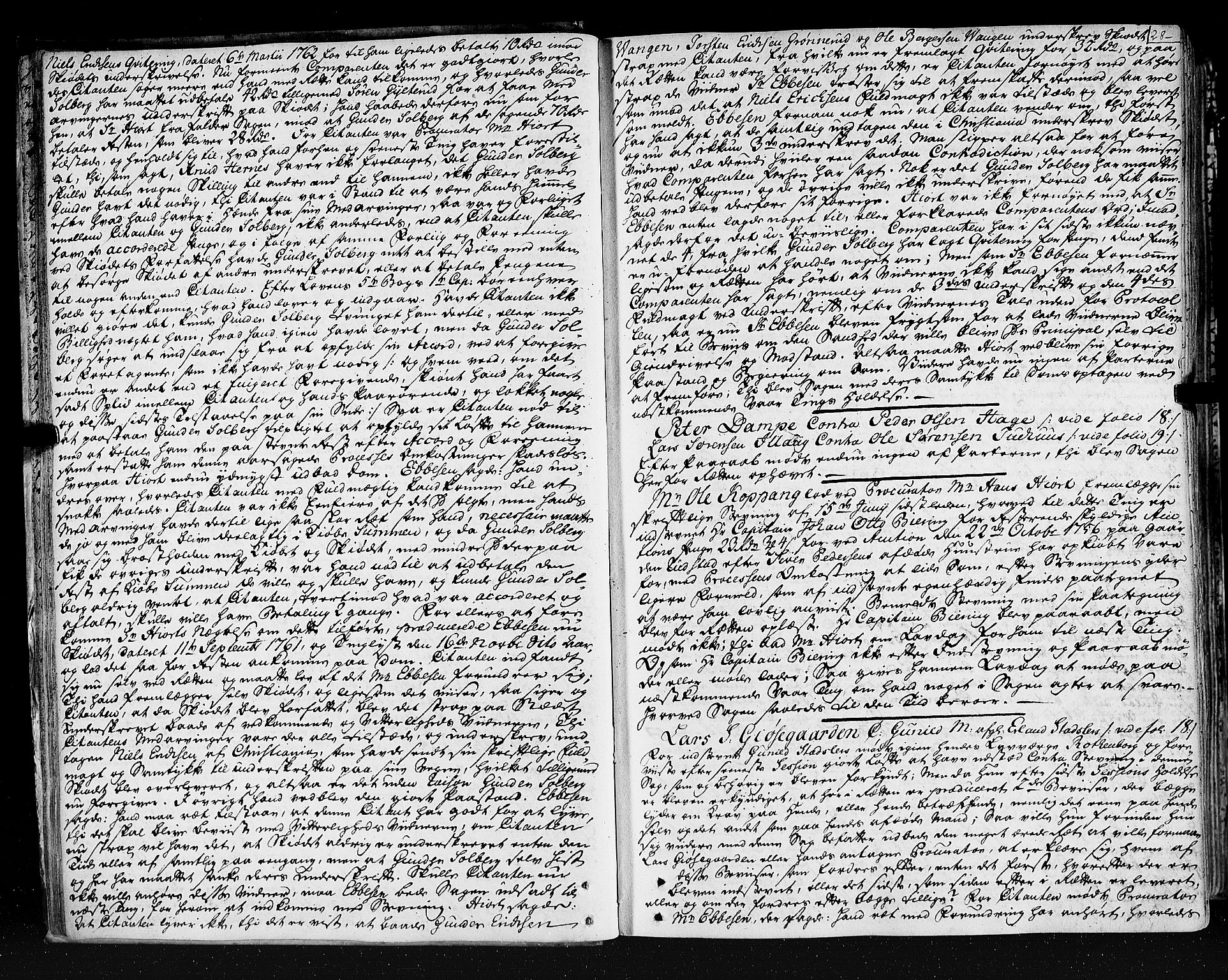 Solør og Østerdalen sorenskriveri, AV/SAH-TING-024/G/Gb/L0070: Tingbok, 1763-1766, p. 27b-28a
