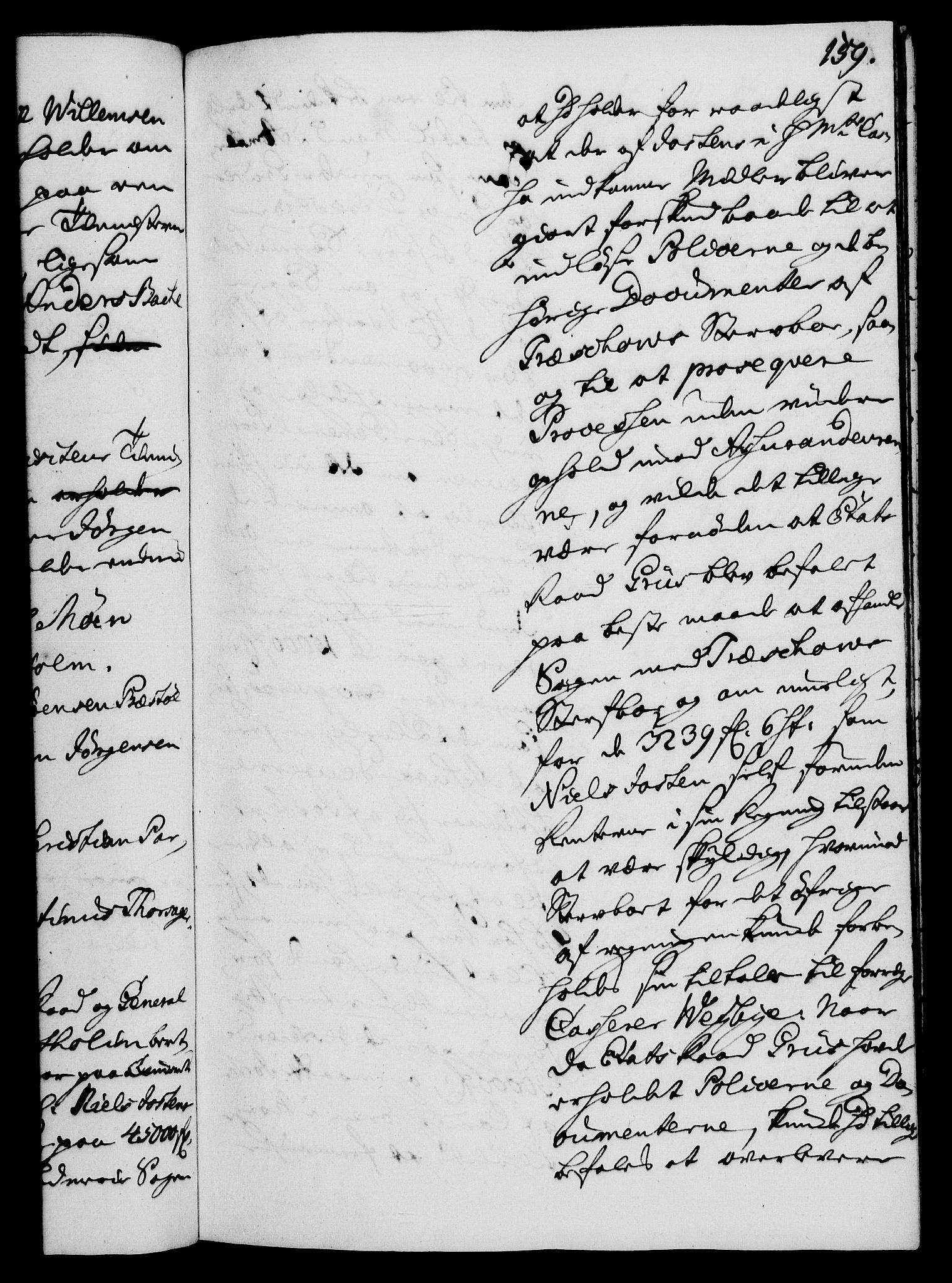 Rentekammeret, Kammerkanselliet, AV/RA-EA-3111/G/Gh/Gha/L0011: Norsk ekstraktmemorialprotokoll (merket RK 53.56), 1729, p. 159