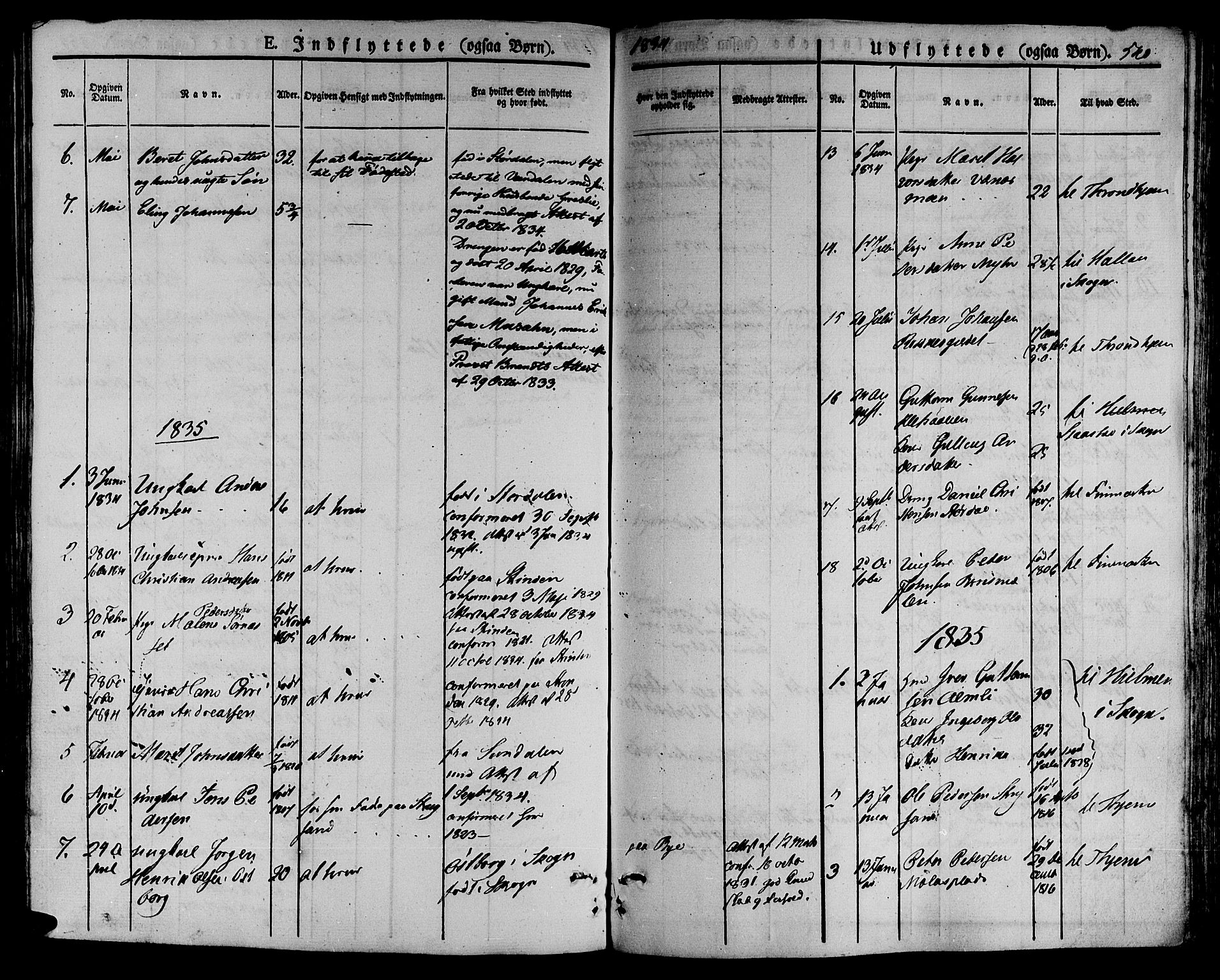 Ministerialprotokoller, klokkerbøker og fødselsregistre - Nord-Trøndelag, SAT/A-1458/709/L0072: Parish register (official) no. 709A12, 1833-1844, p. 540