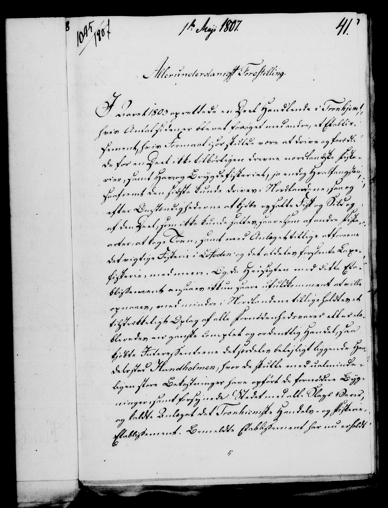 Rentekammeret, Kammerkanselliet, RA/EA-3111/G/Gf/Gfa/L0089: Norsk relasjons- og resolusjonsprotokoll (merket RK 52.89), 1807, p. 298
