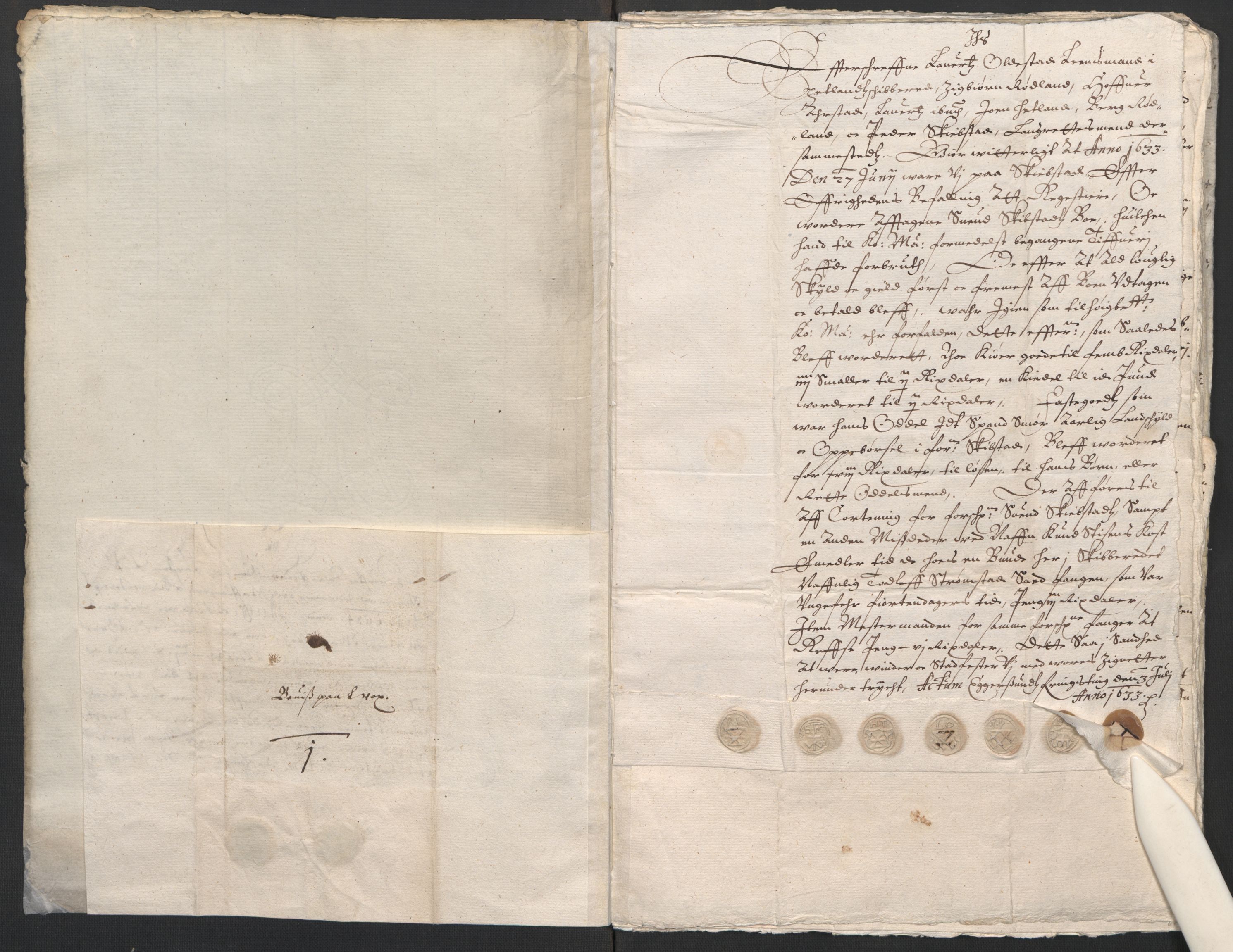 Rentekammeret inntil 1814, Reviderte regnskaper, Lensregnskaper, AV/RA-EA-5023/R/Rb/Rbs/L0017: Stavanger len, 1632-1634