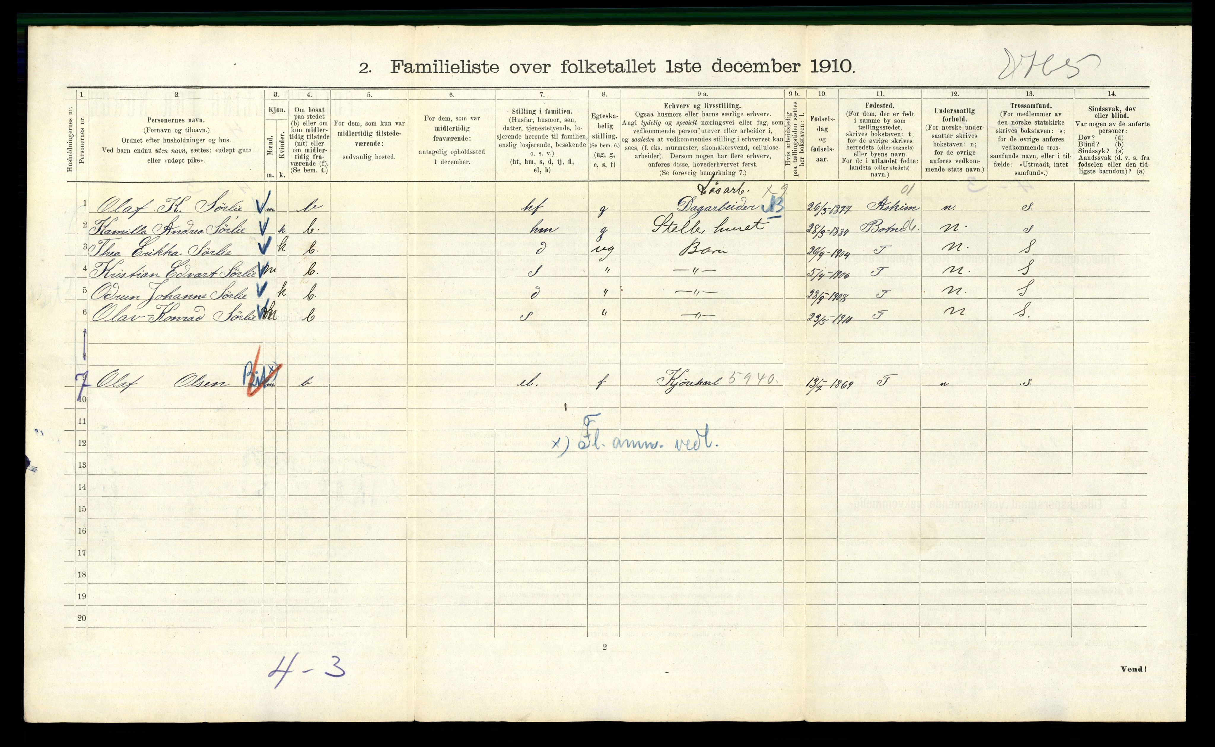 RA, 1910 census for Kristiania, 1910, p. 98668