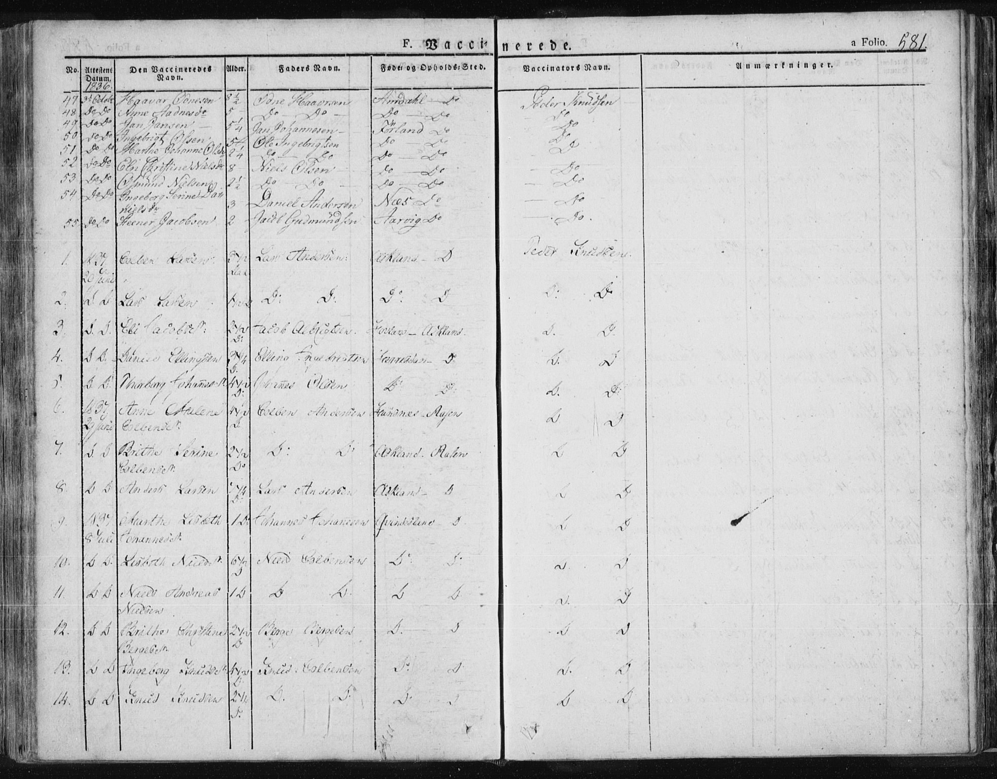 Tysvær sokneprestkontor, SAST/A -101864/H/Ha/Haa/L0001: Parish register (official) no. A 1.2, 1831-1856, p. 581