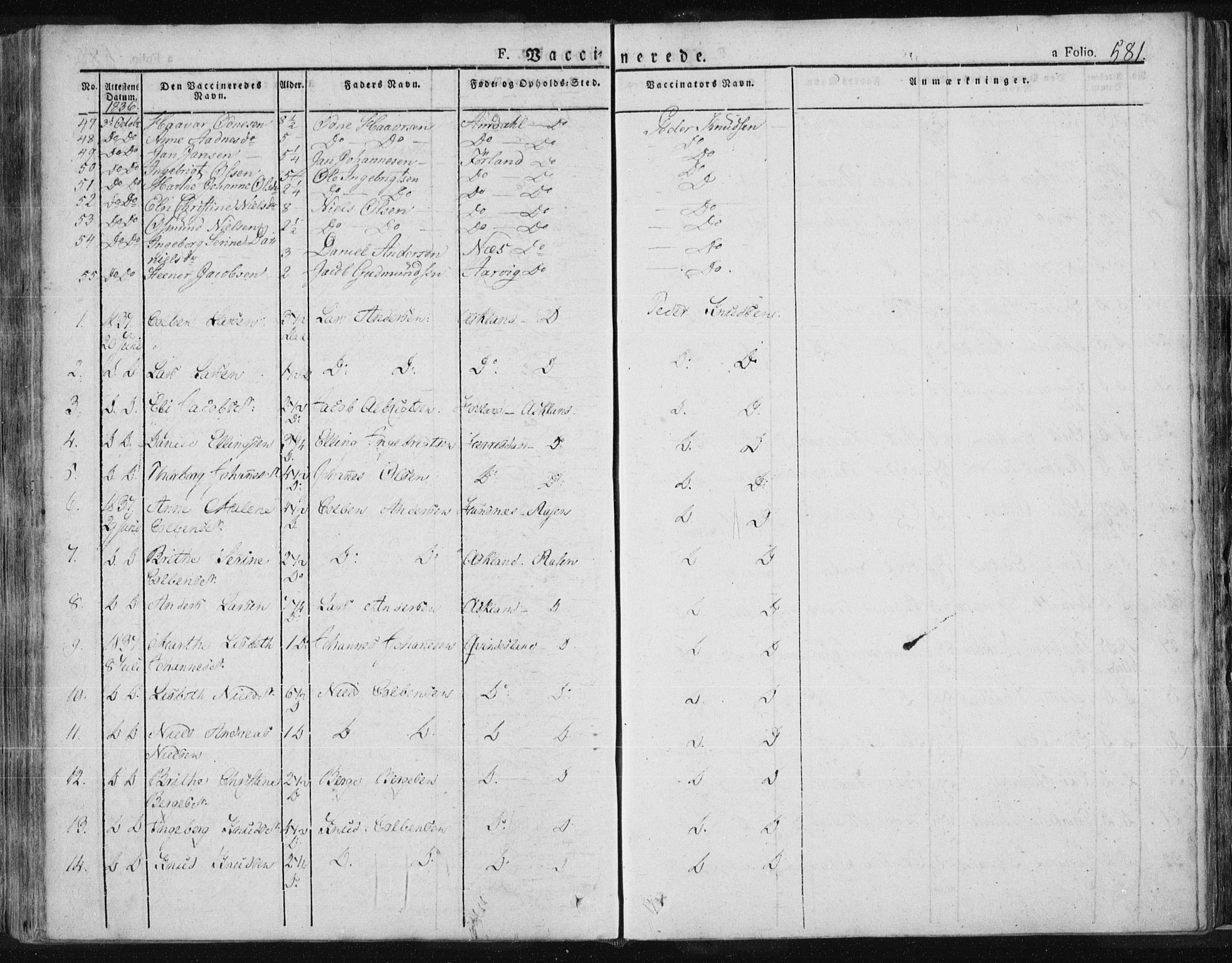 Tysvær sokneprestkontor, AV/SAST-A -101864/H/Ha/Haa/L0001: Parish register (official) no. A 1.2, 1831-1856, p. 581