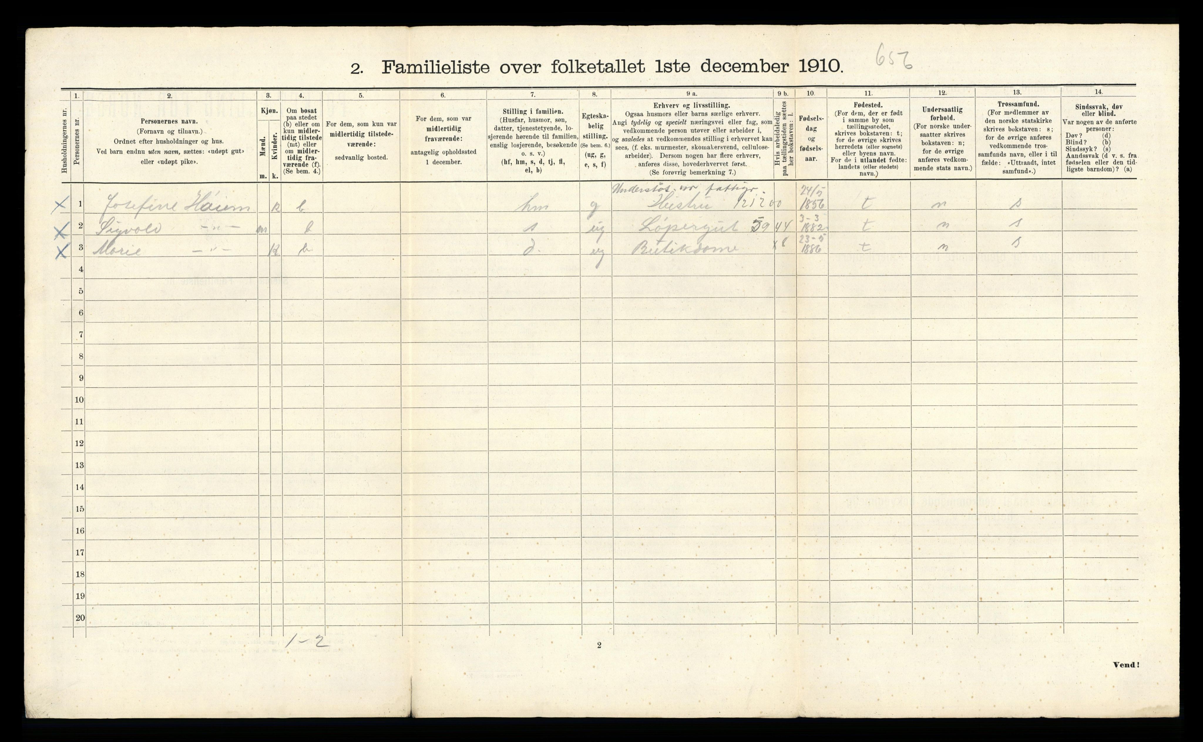 RA, 1910 census for Bergen, 1910, p. 34708