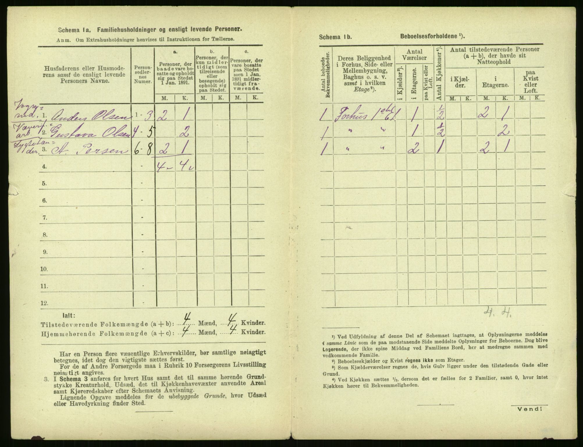 RA, 1891 census for 0301 Kristiania, 1891, p. 157402