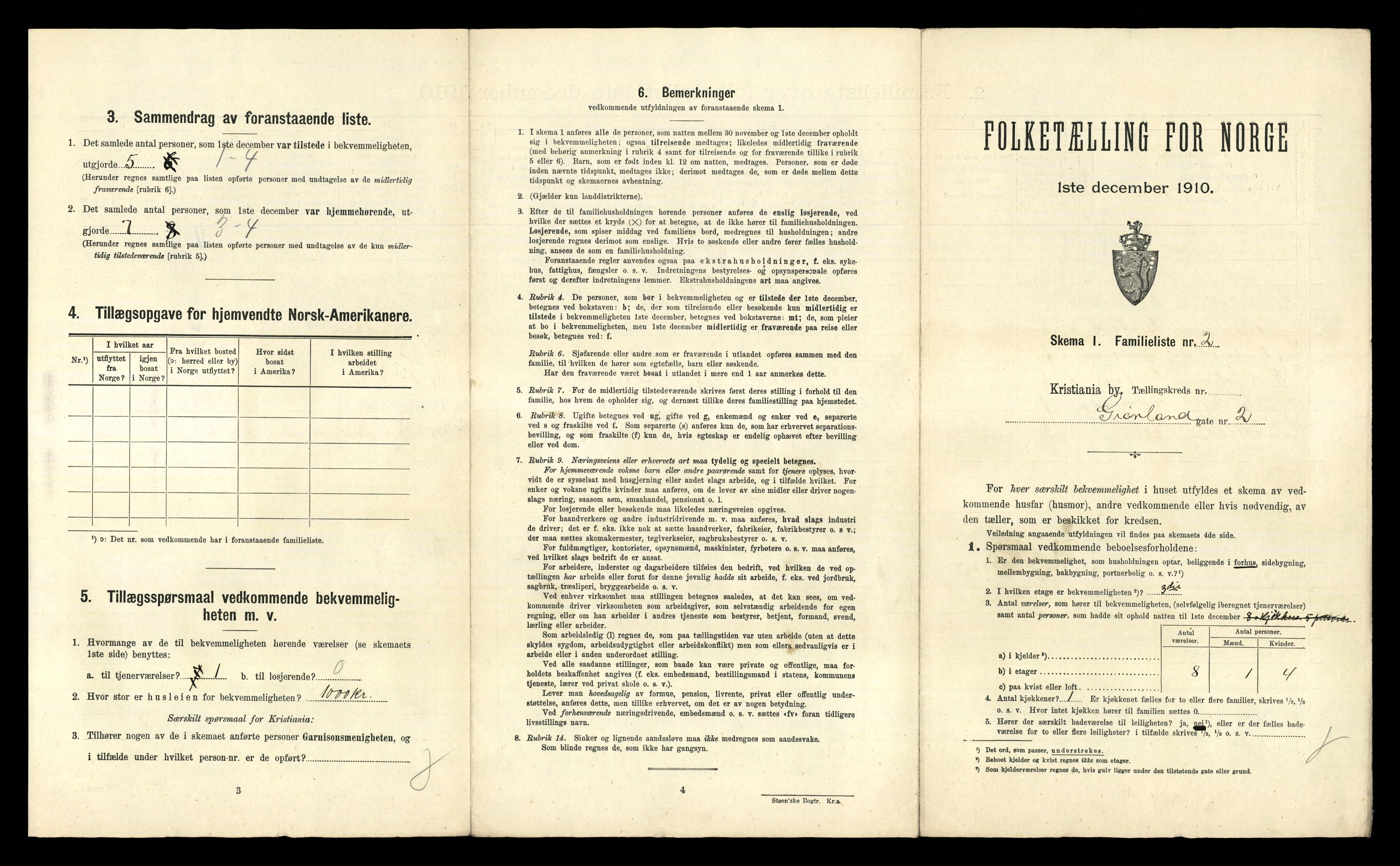 RA, 1910 census for Kristiania, 1910, p. 30297