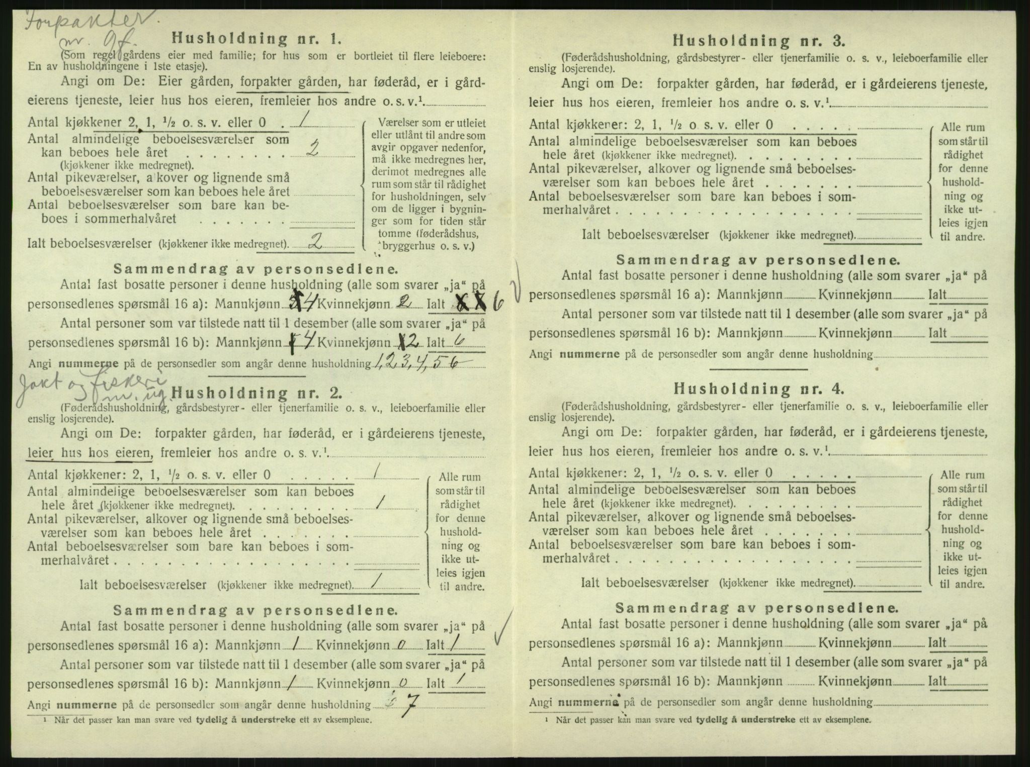 SAT, 1920 census for Hattfjelldal, 1920, p. 363