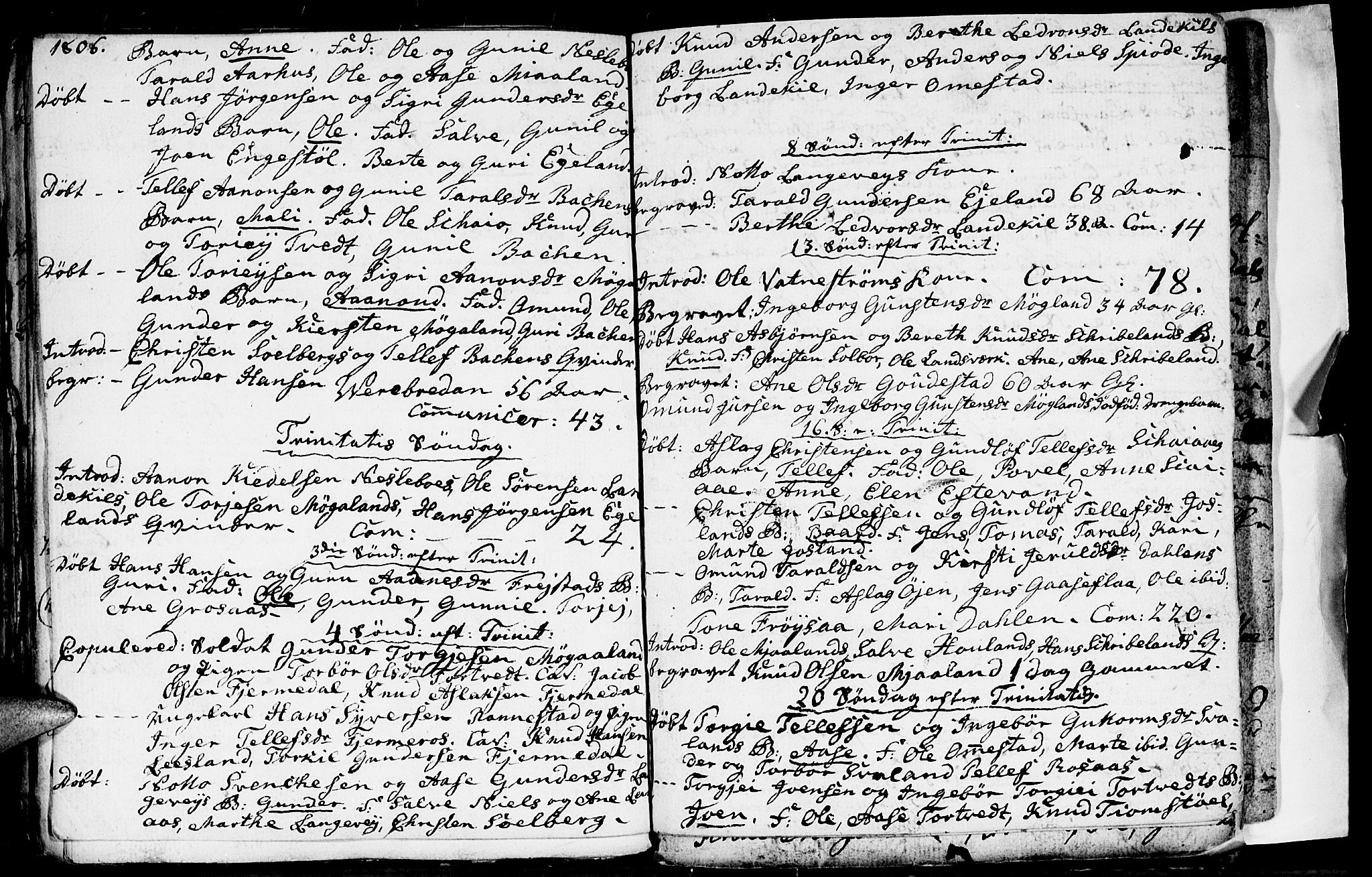 Evje sokneprestkontor, AV/SAK-1111-0008/F/Fa/Fac/L0002: Parish register (official) no. A 2, 1765-1816, p. 151