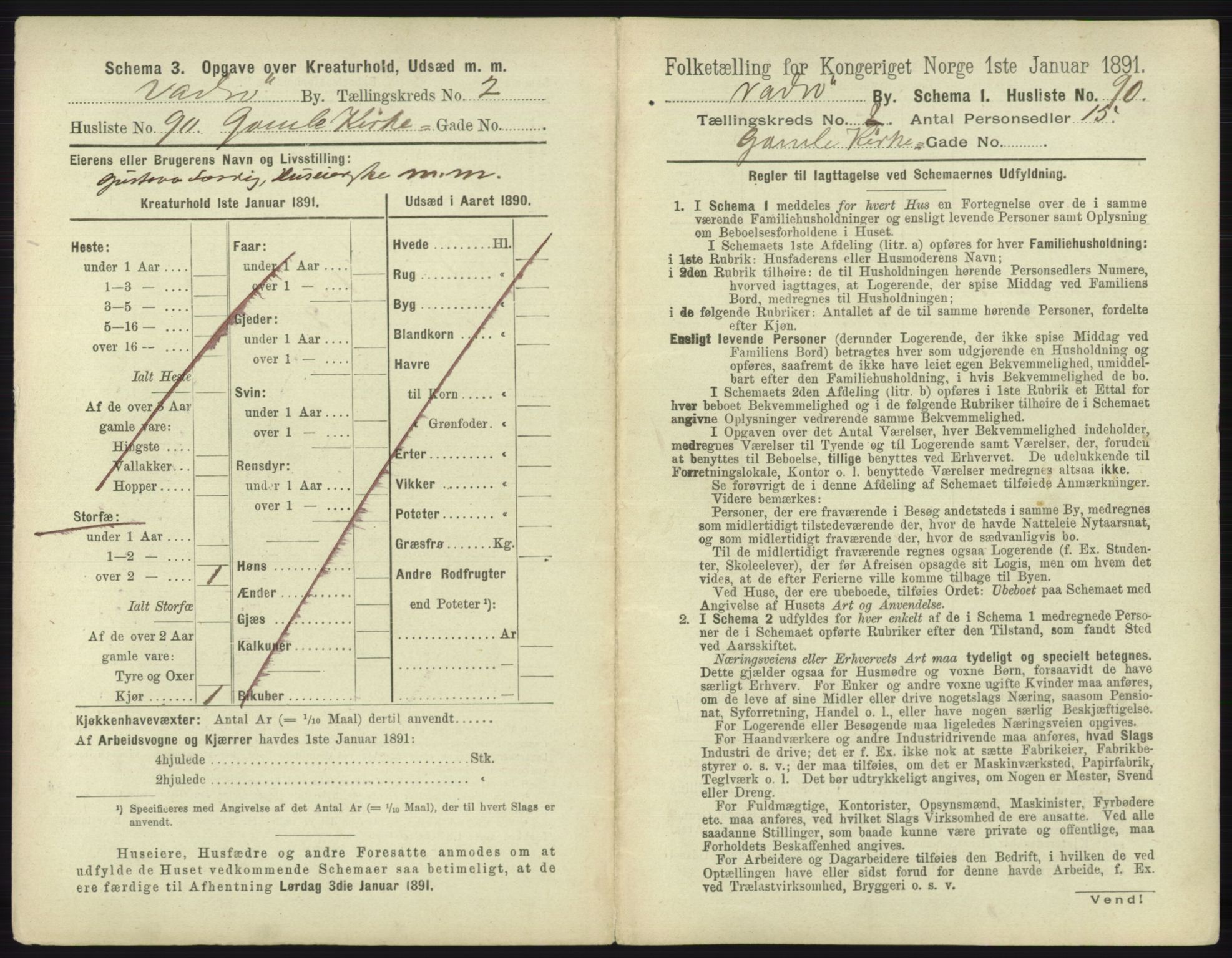 RA, 1891 census for 2003 Vadsø, 1891, p. 761