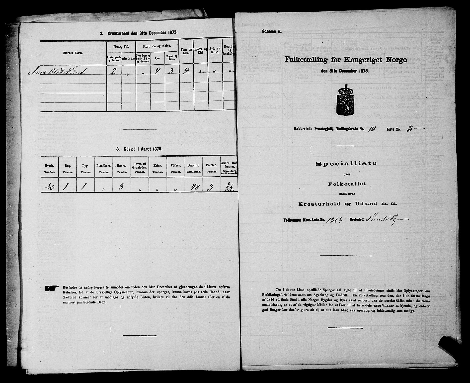 RA, 1875 census for 0128P Rakkestad, 1875, p. 1168