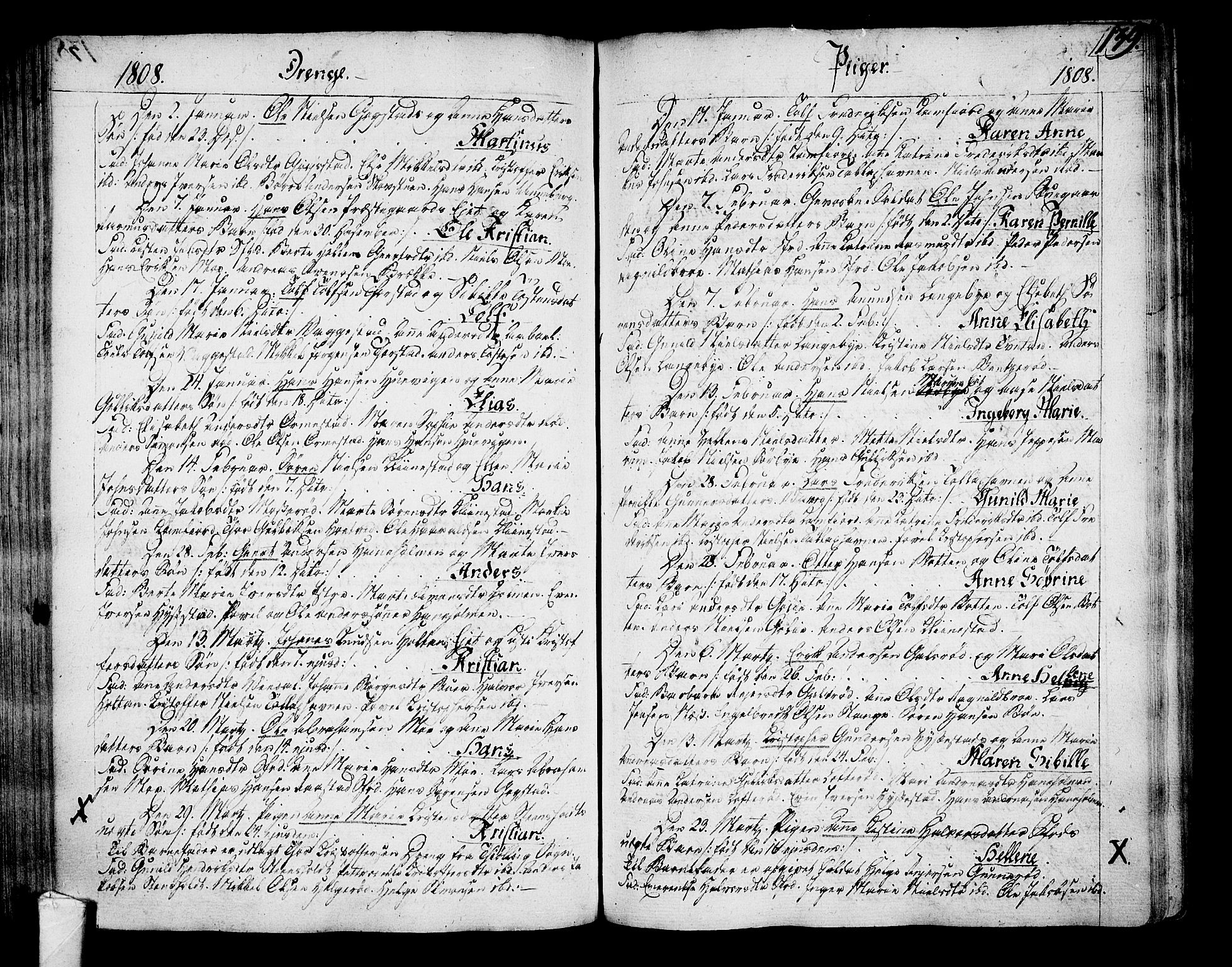 Sandar kirkebøker, AV/SAKO-A-243/F/Fa/L0003: Parish register (official) no. 3, 1789-1814, p. 139