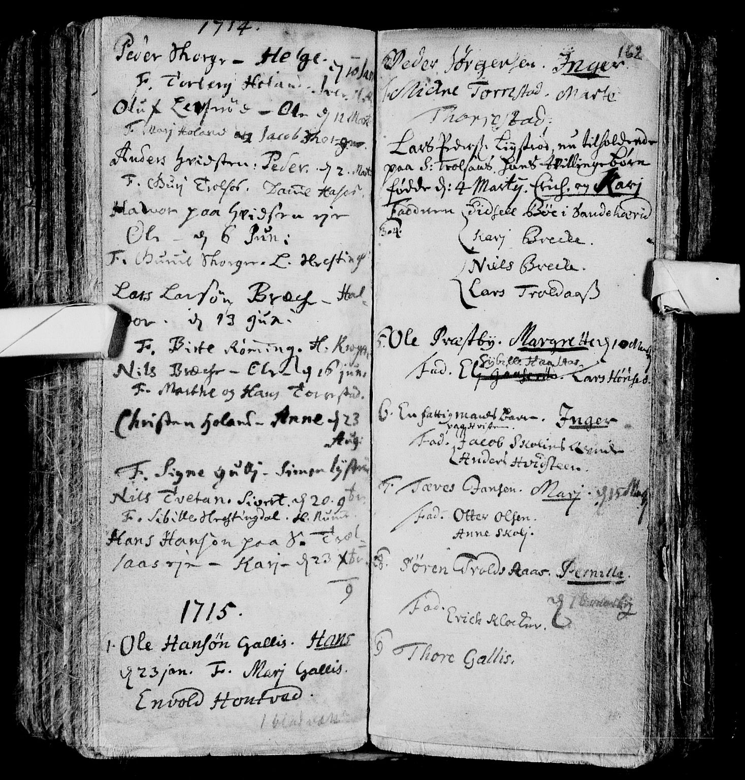 Andebu kirkebøker, SAKO/A-336/F/Fa/L0001: Parish register (official) no. 1 /2, 1623-1738, p. 162