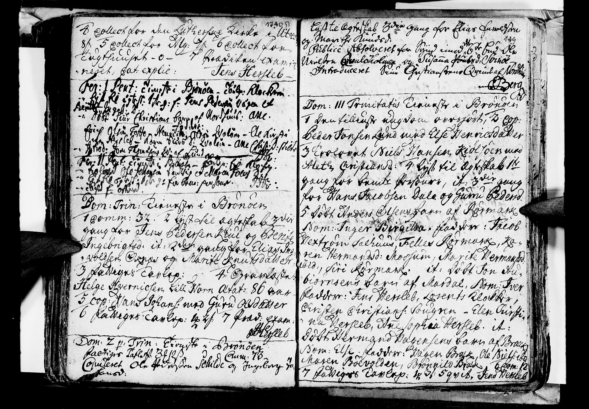 Ministerialprotokoller, klokkerbøker og fødselsregistre - Nordland, SAT/A-1459/813/L0194: Parish register (official) no. 813A04, 1719-1758, p. 149