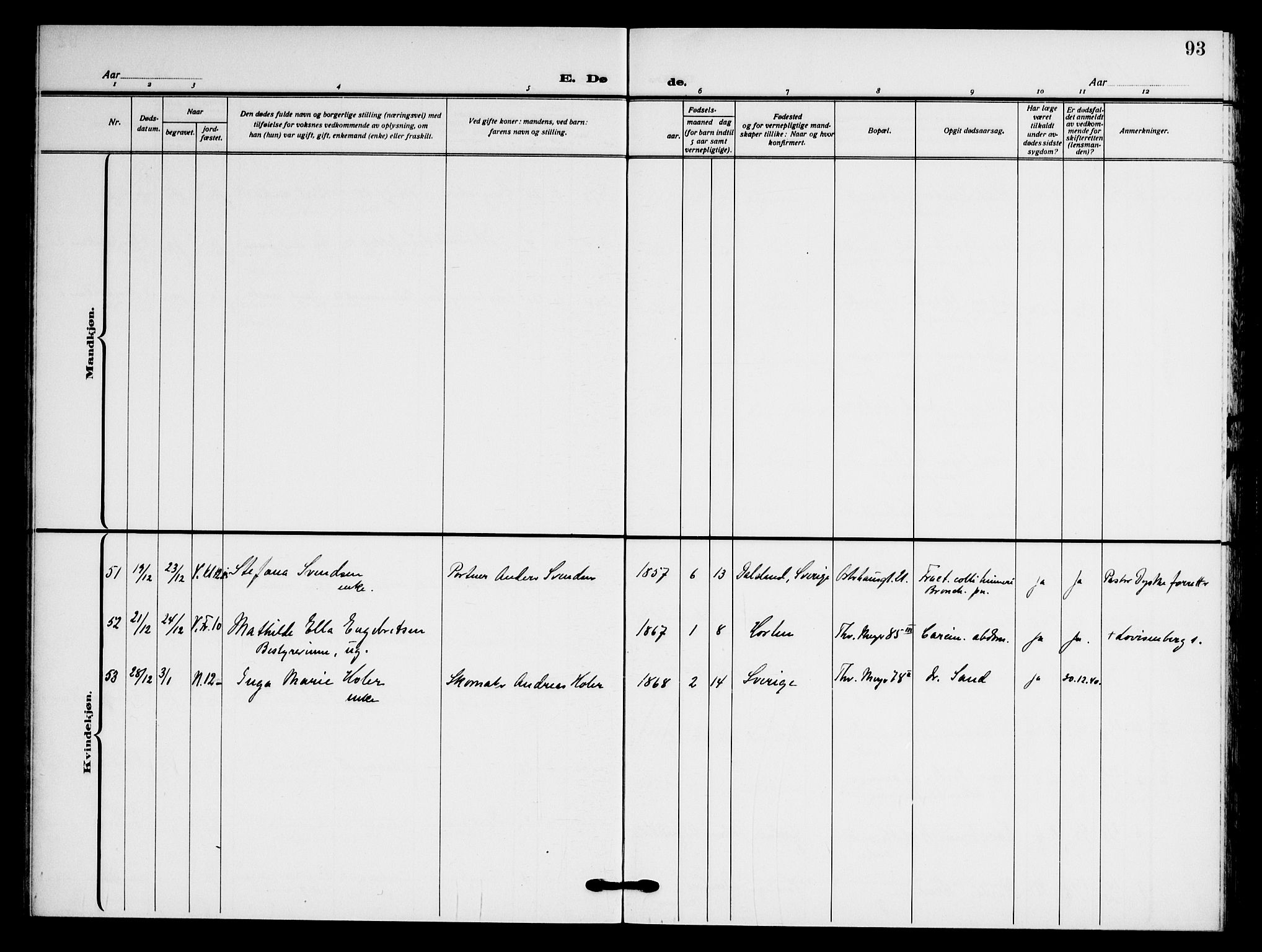 Jakob prestekontor Kirkebøker, AV/SAO-A-10850/F/Fa/L0012: Parish register (official) no. 12, 1921-1948, p. 93