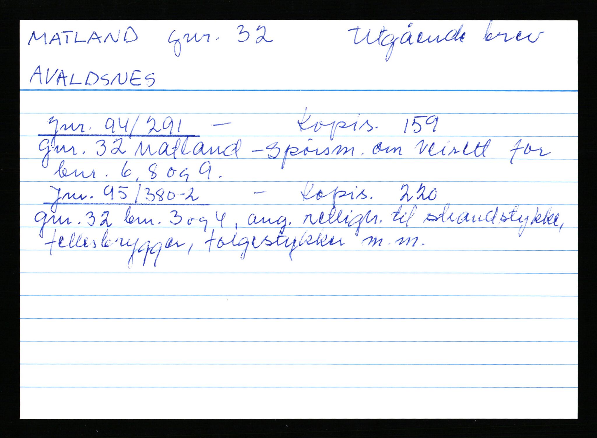 Statsarkivet i Stavanger, AV/SAST-A-101971/03/Y/Yk/L0027: Registerkort sortert etter gårdsnavn: Matland - Mong, 1750-1930, p. 2