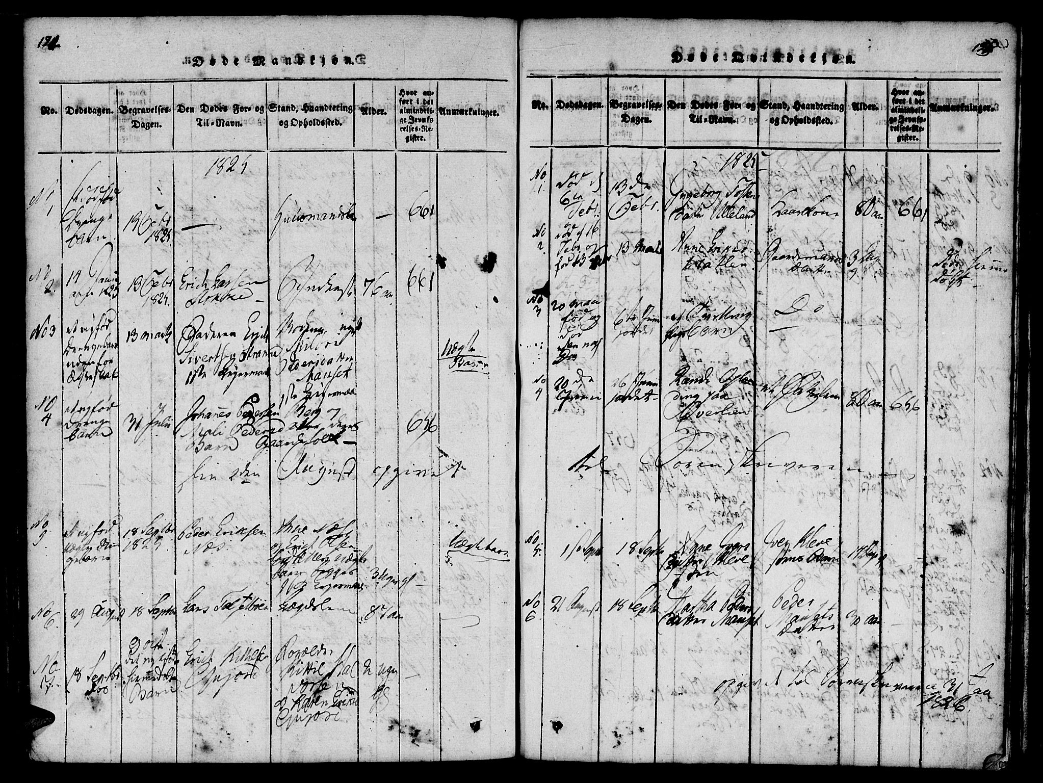 Ministerialprotokoller, klokkerbøker og fødselsregistre - Møre og Romsdal, SAT/A-1454/557/L0679: Parish register (official) no. 557A01, 1818-1843, p. 194-195