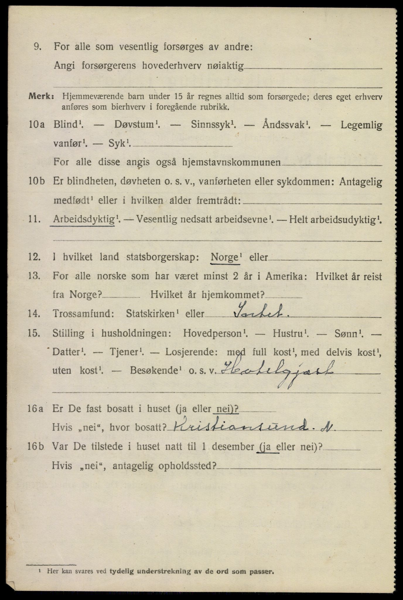 SAO, 1920 census for Kristiania, 1920, p. 467356