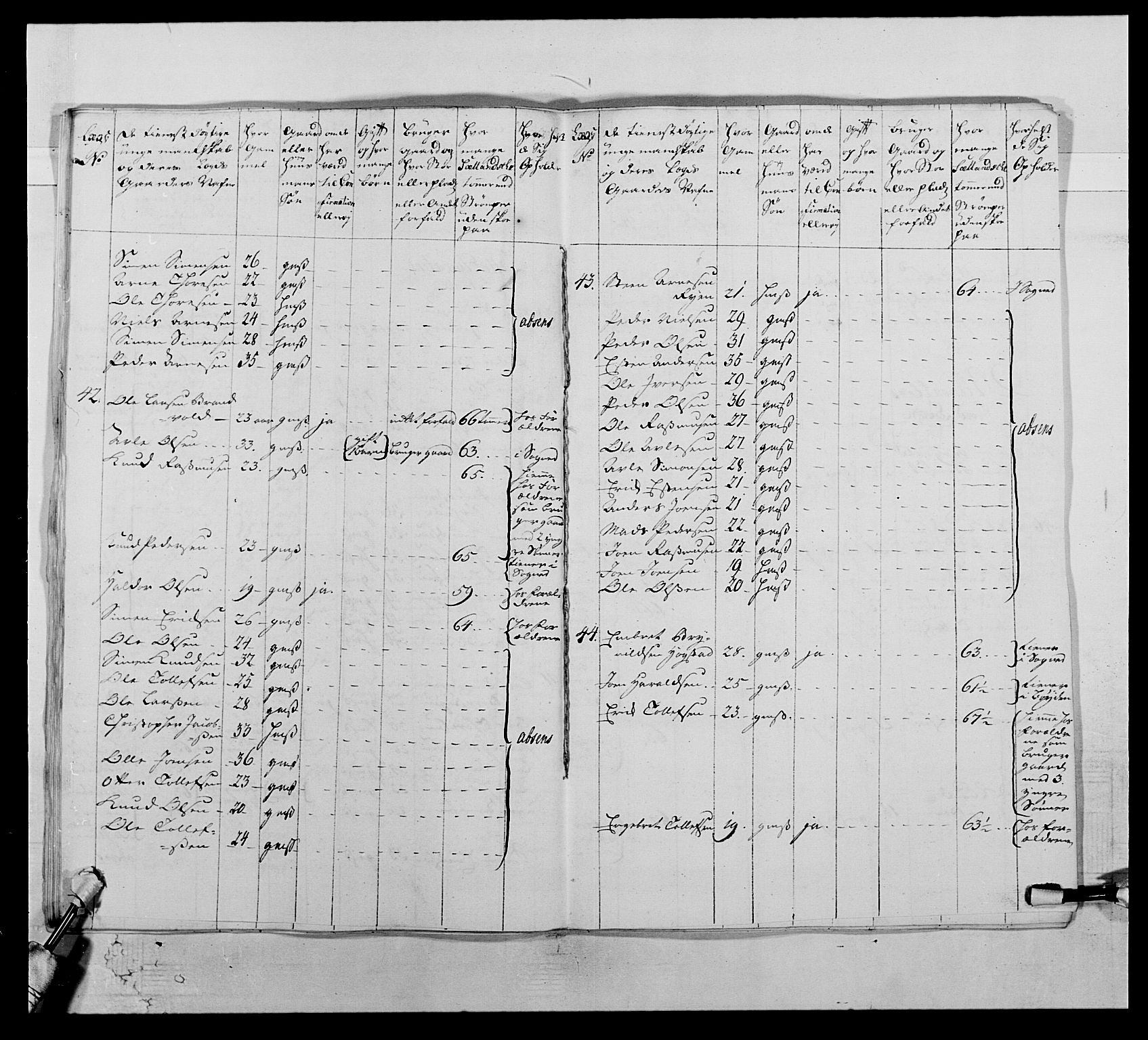 Kommanderende general (KG I) med Det norske krigsdirektorium, AV/RA-EA-5419/E/Ea/L0503: 1. Opplandske regiment, 1756-1761, p. 463