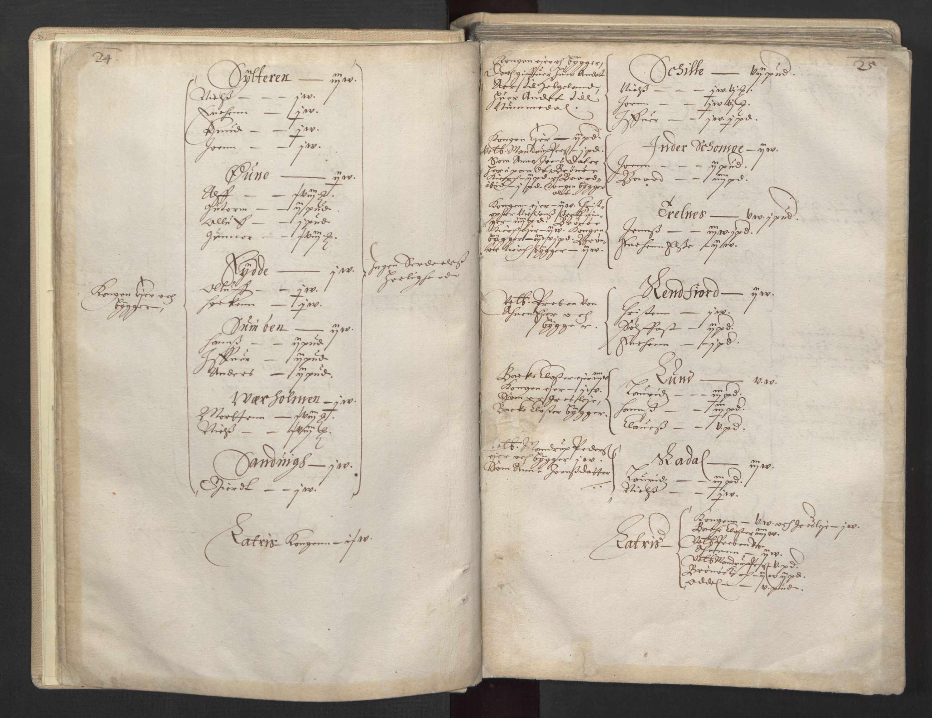 Rentekammeret inntil 1814, Realistisk ordnet avdeling, AV/RA-EA-4070/L/L0030/0001: Nordland lagdømme: / Alminnelig jordebok for Helgeland, Salten, Lofoten, Vesterålen, Andenes og Senja., 1661, p. 24-25