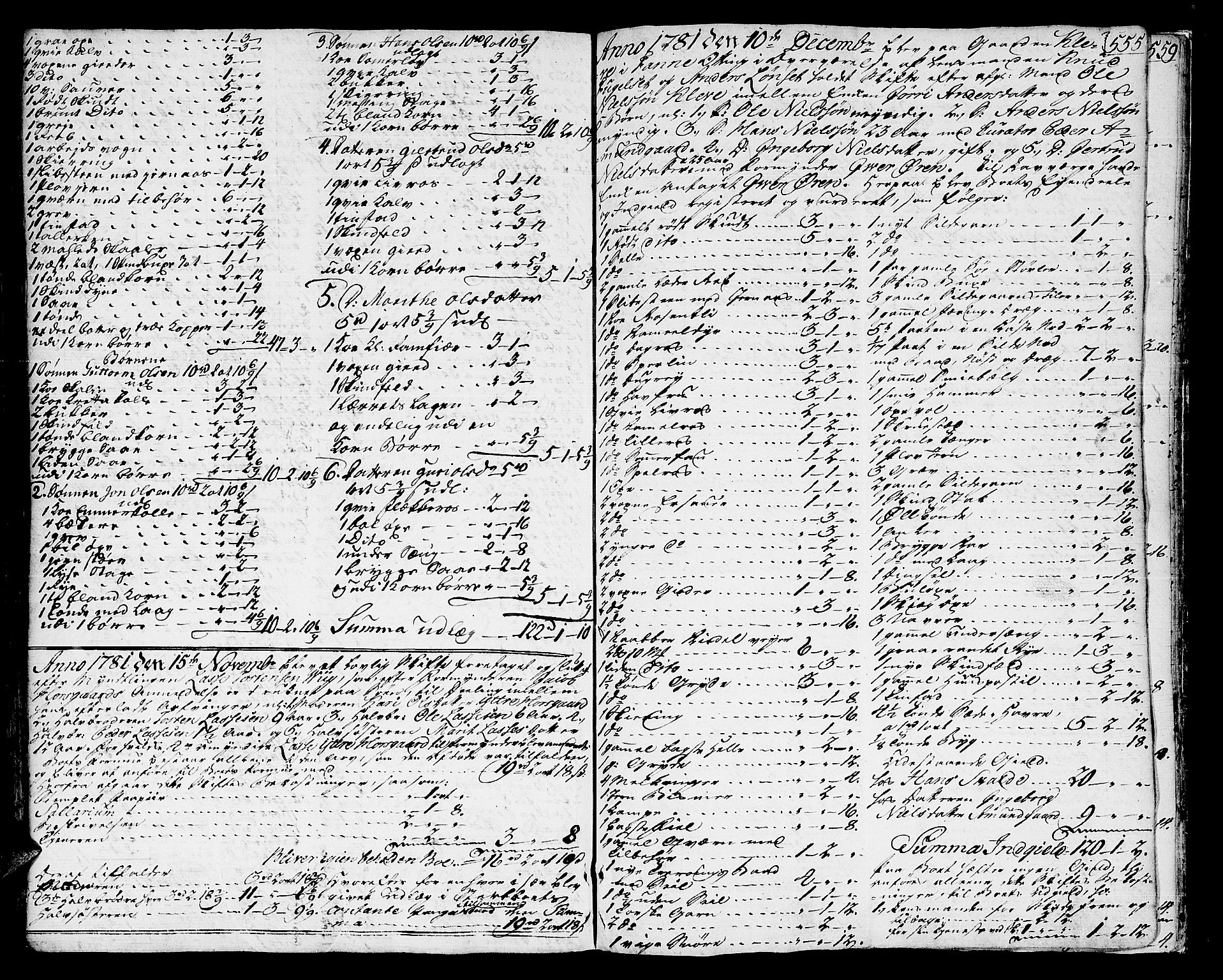 Romsdal sorenskriveri, SAT/A-4149/1/3/3A/L0010: Skifteprotokoll, 1774-1782, p. 554b-555a