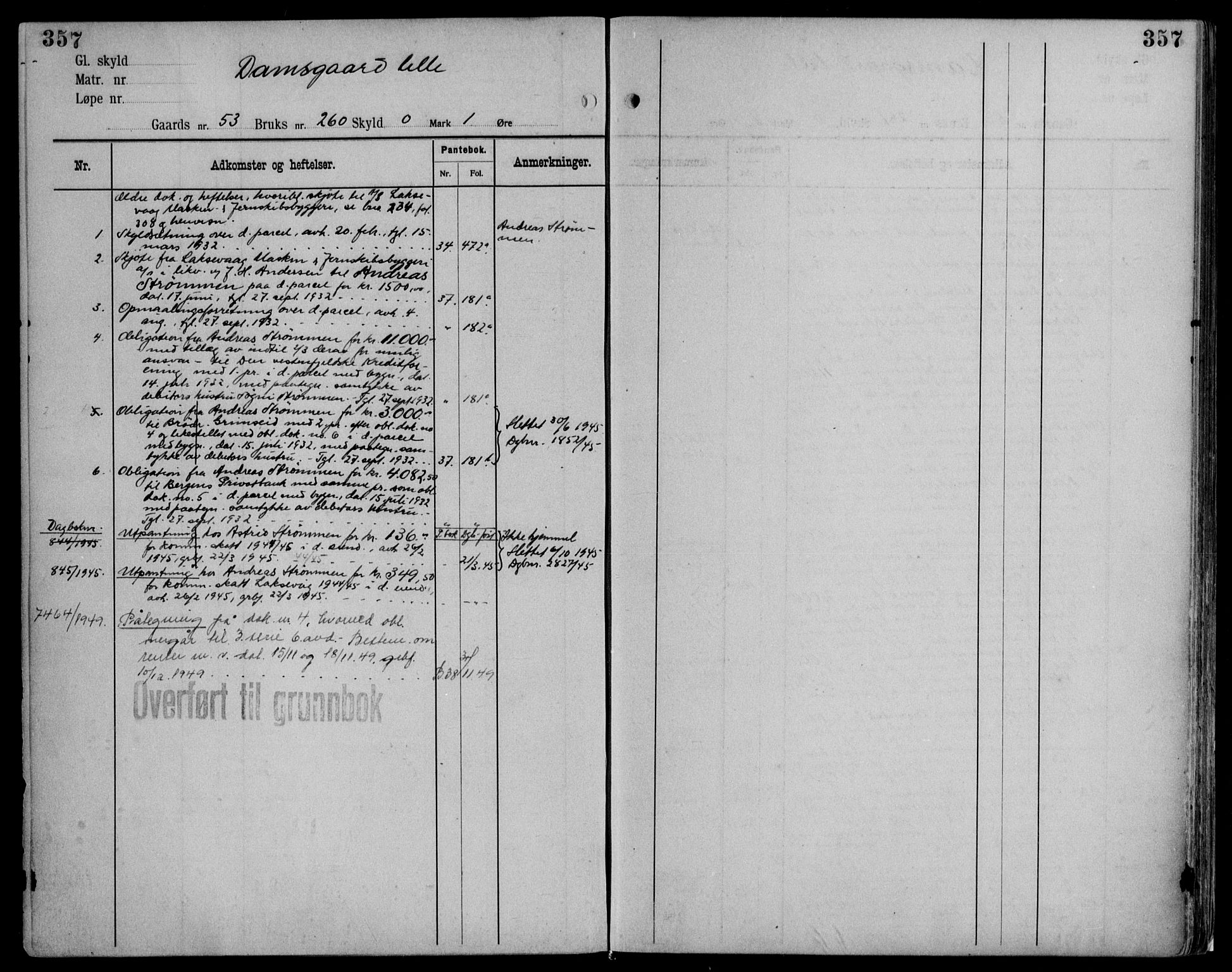 Midhordland sorenskriveri, AV/SAB-A-3001/1/G/Ga/Gab/L0116: Mortgage register no. II.A.b.116, p. 357