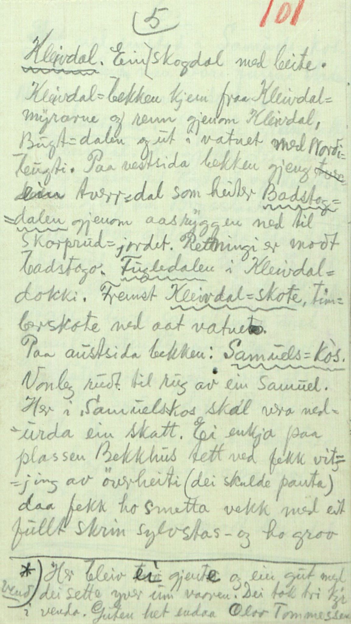 Rikard Berge, TEMU/TGM-A-1003/F/L0017/0022: 551-599 / 572 Brev o.a., 1910-1950, p. 101