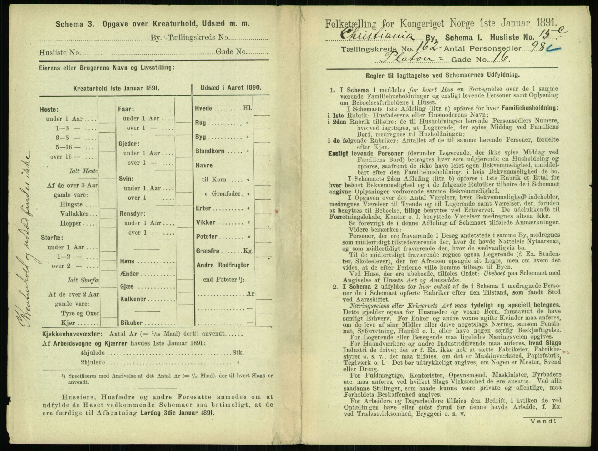 RA, 1891 census for 0301 Kristiania, 1891, p. 92575