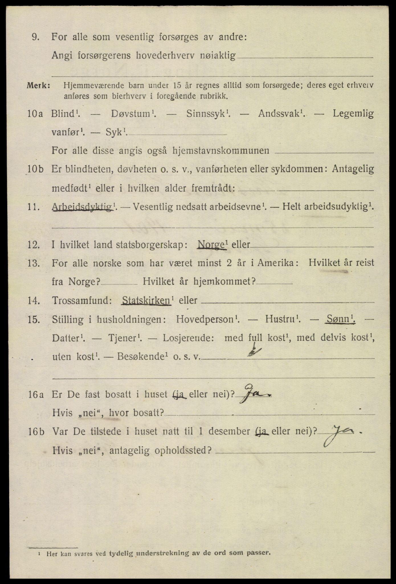 SAH, 1920 census for Gjøvik, 1920, p. 9993