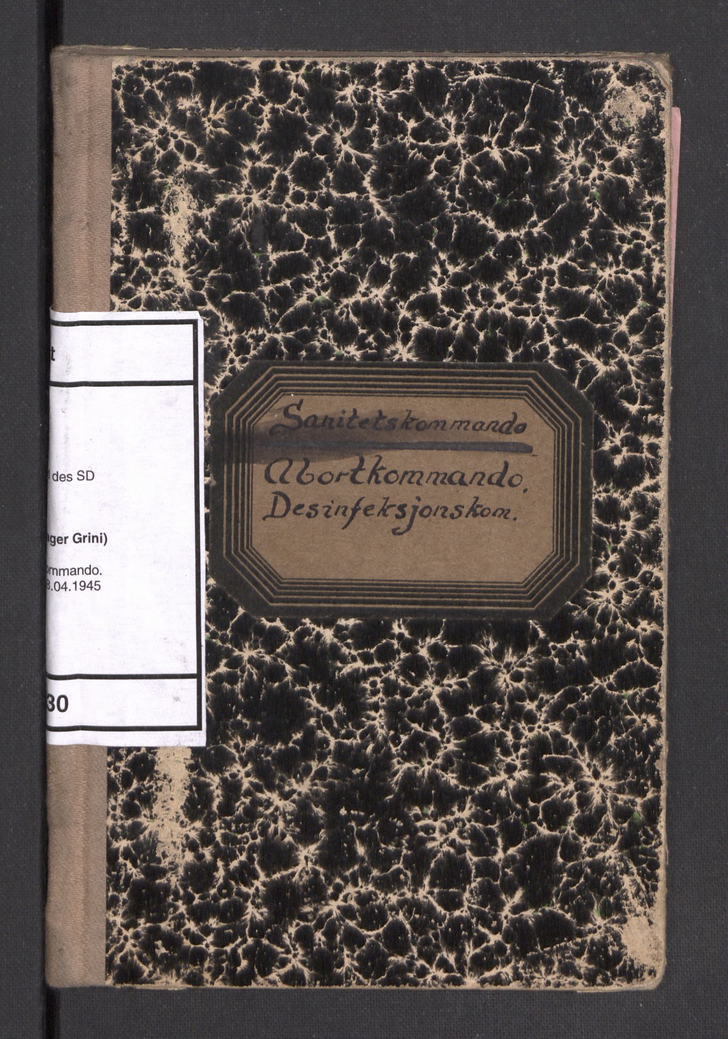 Befehlshaber der Sicherheitspolizei und des SD, AV/RA-RAFA-5969/F/Fa/Faa/L0030: Desinfeksjonskommandoen. Sanitetskommando. Latrinekommando (Abortkommando), 1945