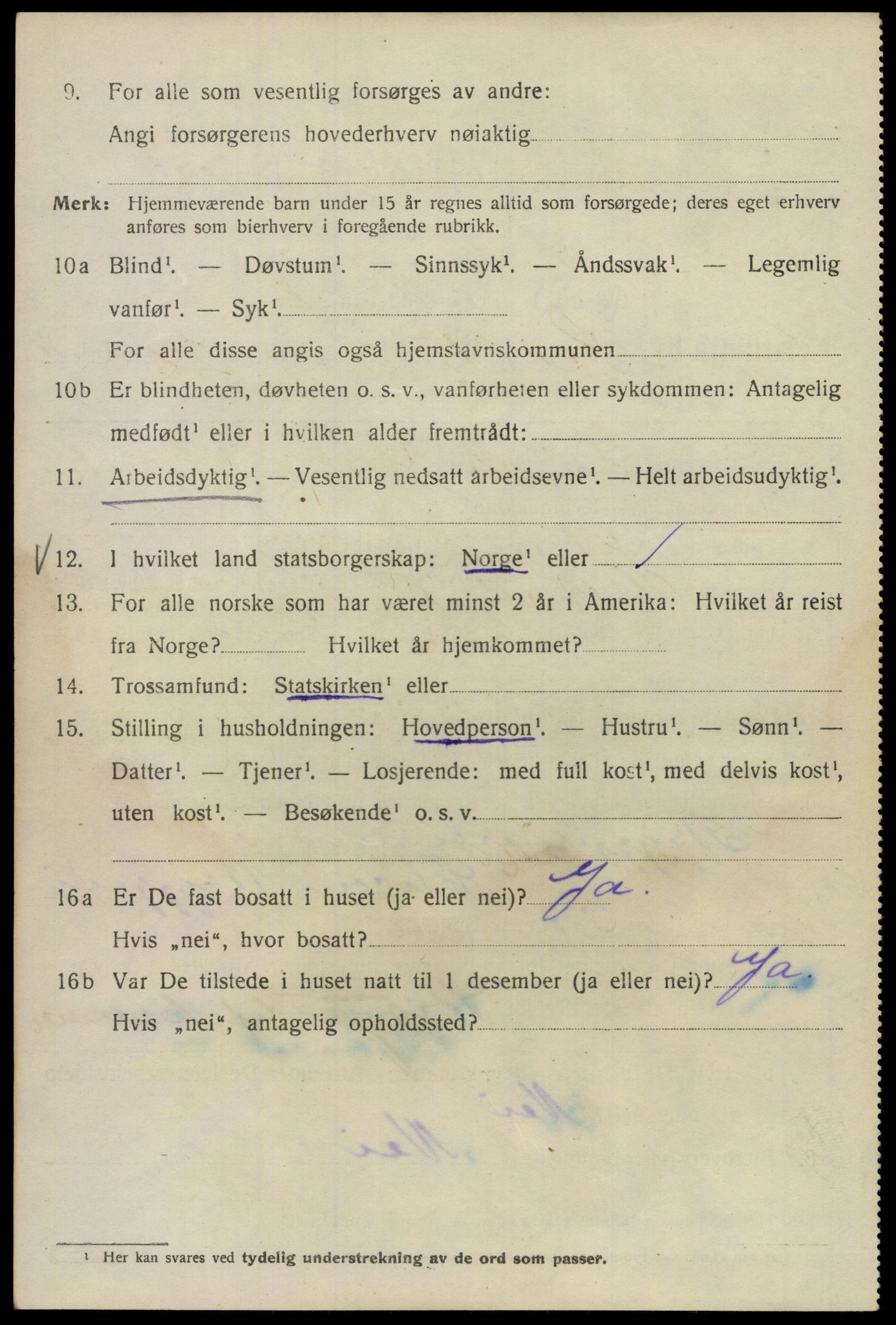 SAO, 1920 census for Kristiania, 1920, p. 508468