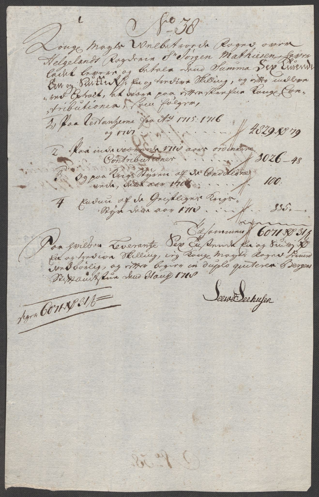 Rentekammeret inntil 1814, Reviderte regnskaper, Fogderegnskap, AV/RA-EA-4092/R65/L4516: Fogderegnskap Helgeland, 1718, p. 271