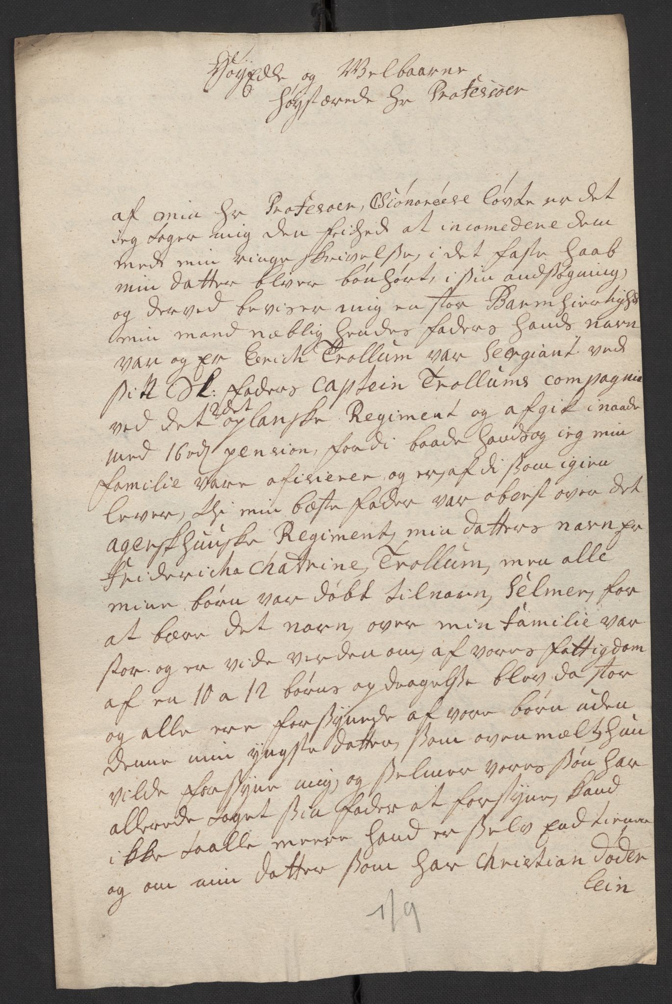 Oslo politidistrikt, AV/SAO-A-10085/D/Da/L0003: Innkomne brev, pro memoria m.v., 1781, p. 156