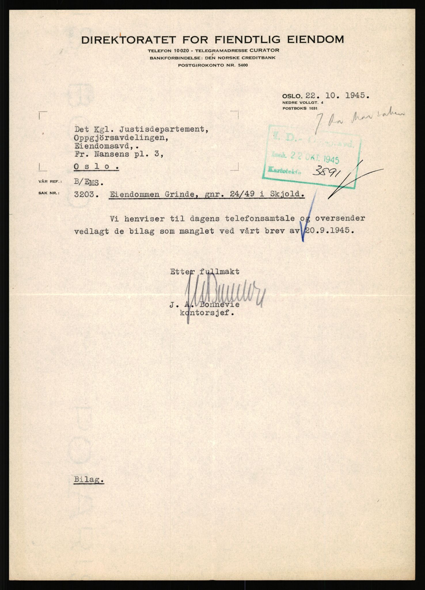 Forsvarsdepartementet, 10. kontor / Oppgjørskontoret, AV/RA-RAFA-1225/D/Dd/L0351: Rogaland, 1941-1958, p. 31