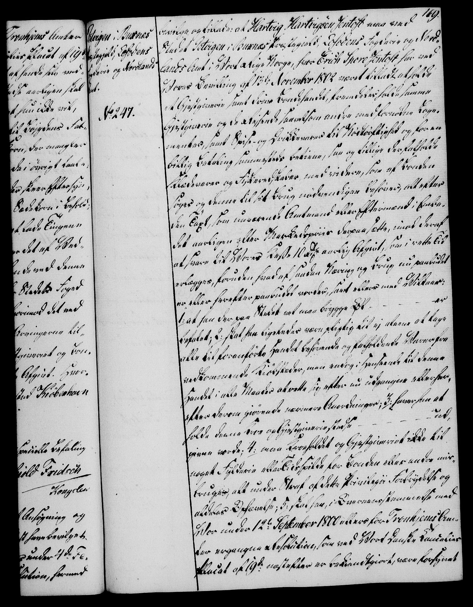 Rentekammeret, Kammerkanselliet, RA/EA-3111/G/Gg/Gga/L0018: Norsk ekspedisjonsprotokoll med register (merket RK 53.18), 1804-1806, p. 169