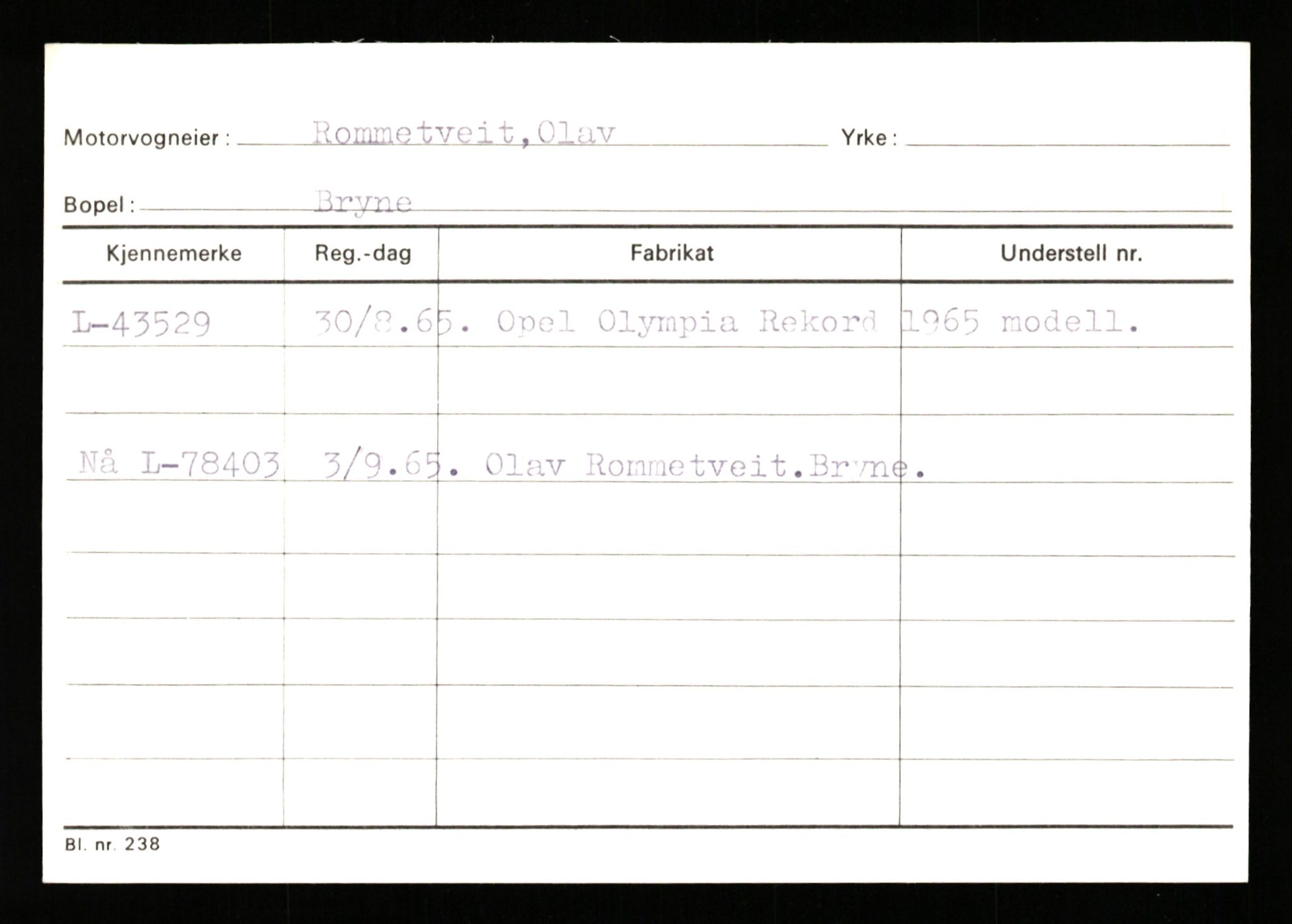 Stavanger trafikkstasjon, AV/SAST-A-101942/0/G/L0006: Registreringsnummer: 34250 - 49007, 1930-1971, p. 2429